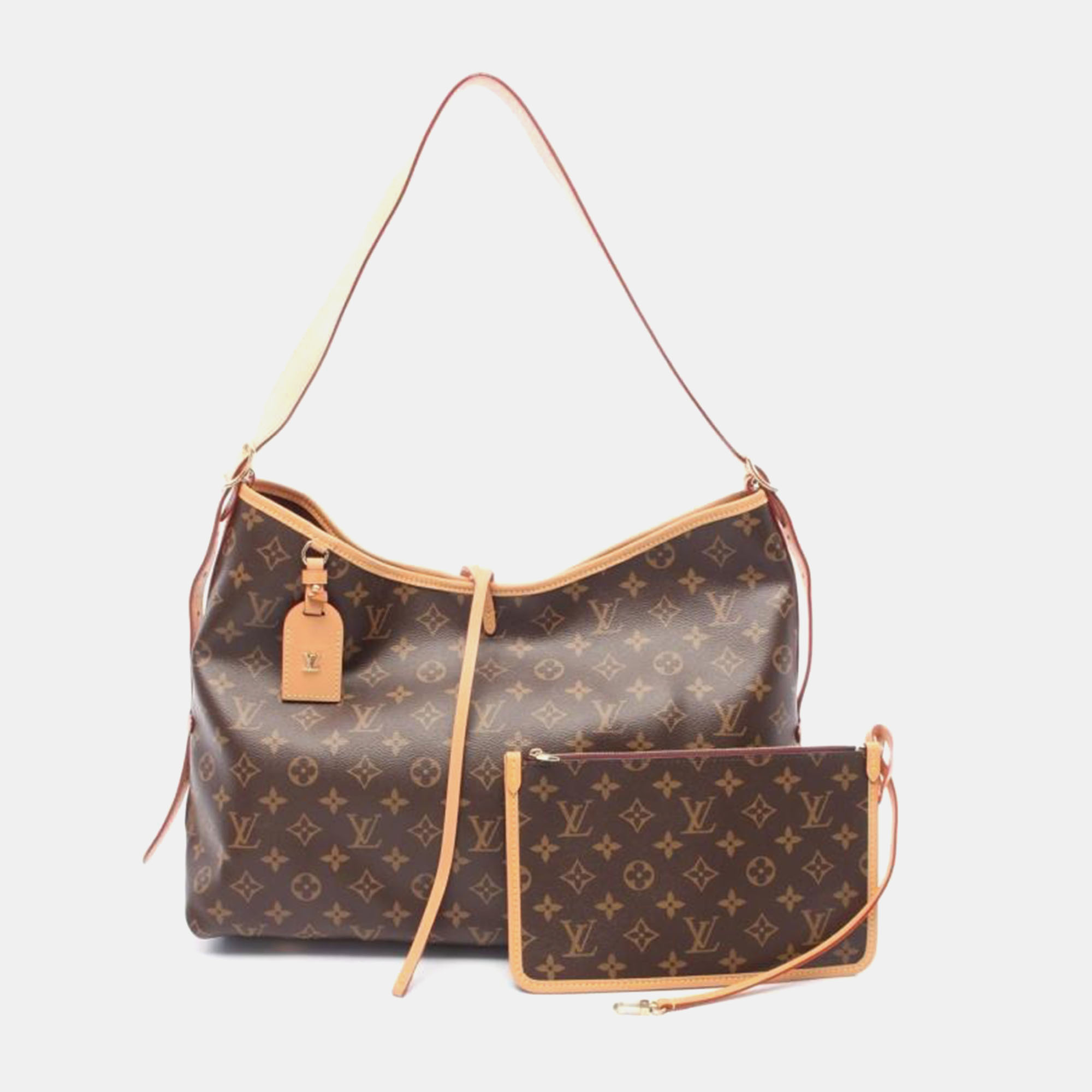 

Louis Vuitton Carryall NM MM Brown Monogram Canvas Shoulder Bag