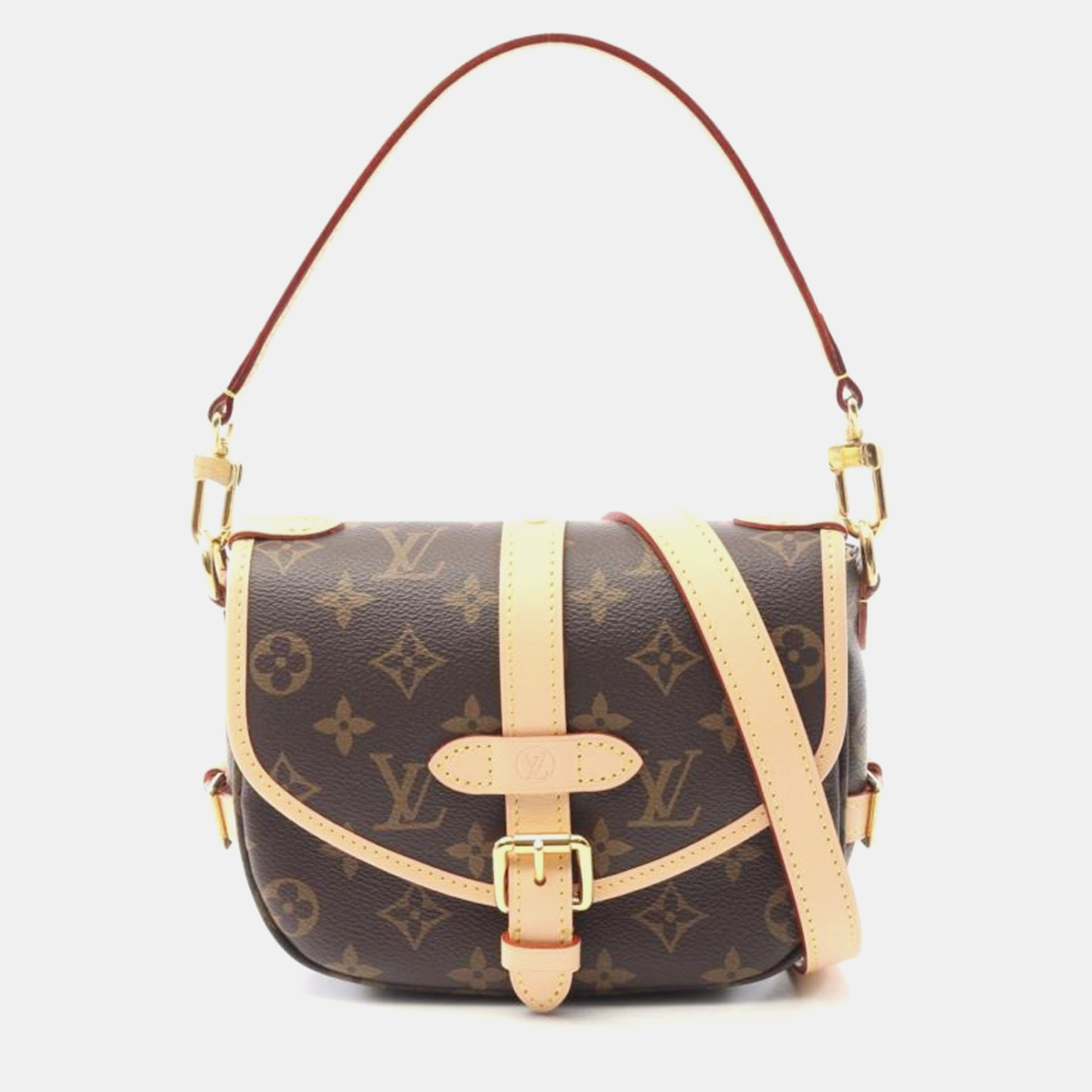

Louis Vuitton Saumur BB Brown Monogram Canvas Shoulder Bag
