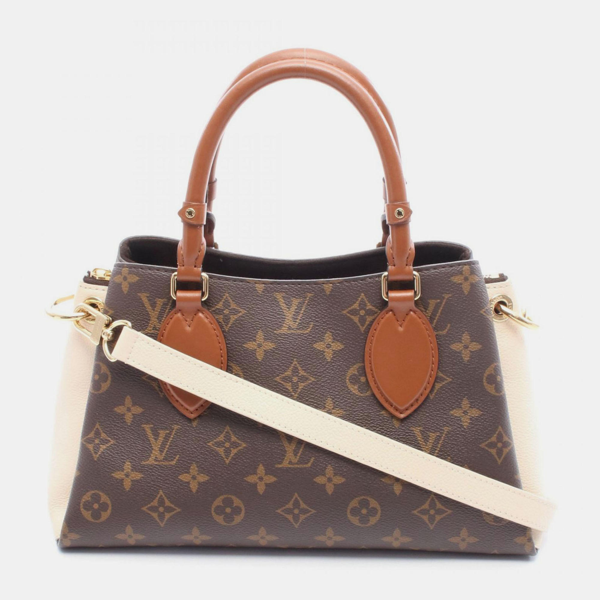 Click to view more detailed imagery on our partner's website Pre-owned Louis Vuitton Vendome Bb Monogram Canvas And Leather Tote Bag In Brown