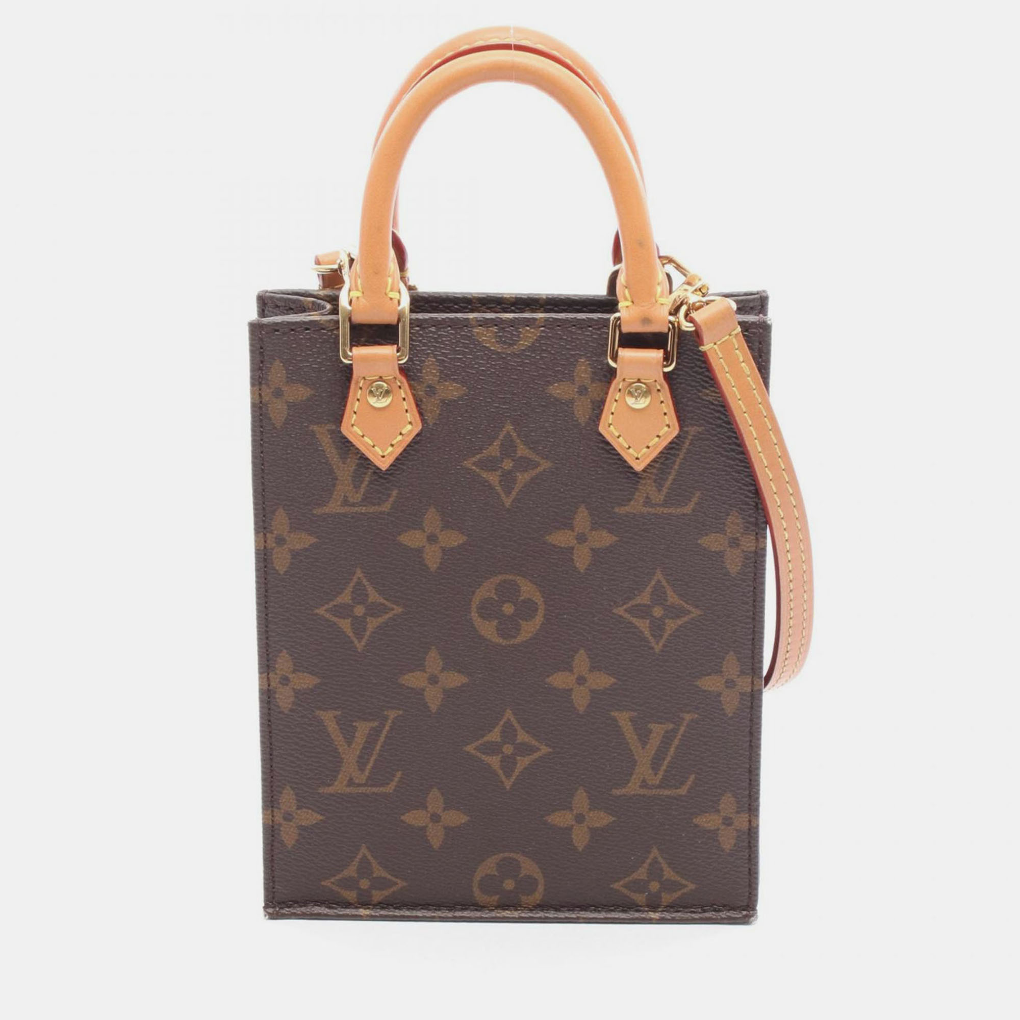 Click to view more detailed imagery on our partner's website Pre-owned Louis Vuitton Sac Plat Brown Canvas Tote Bag