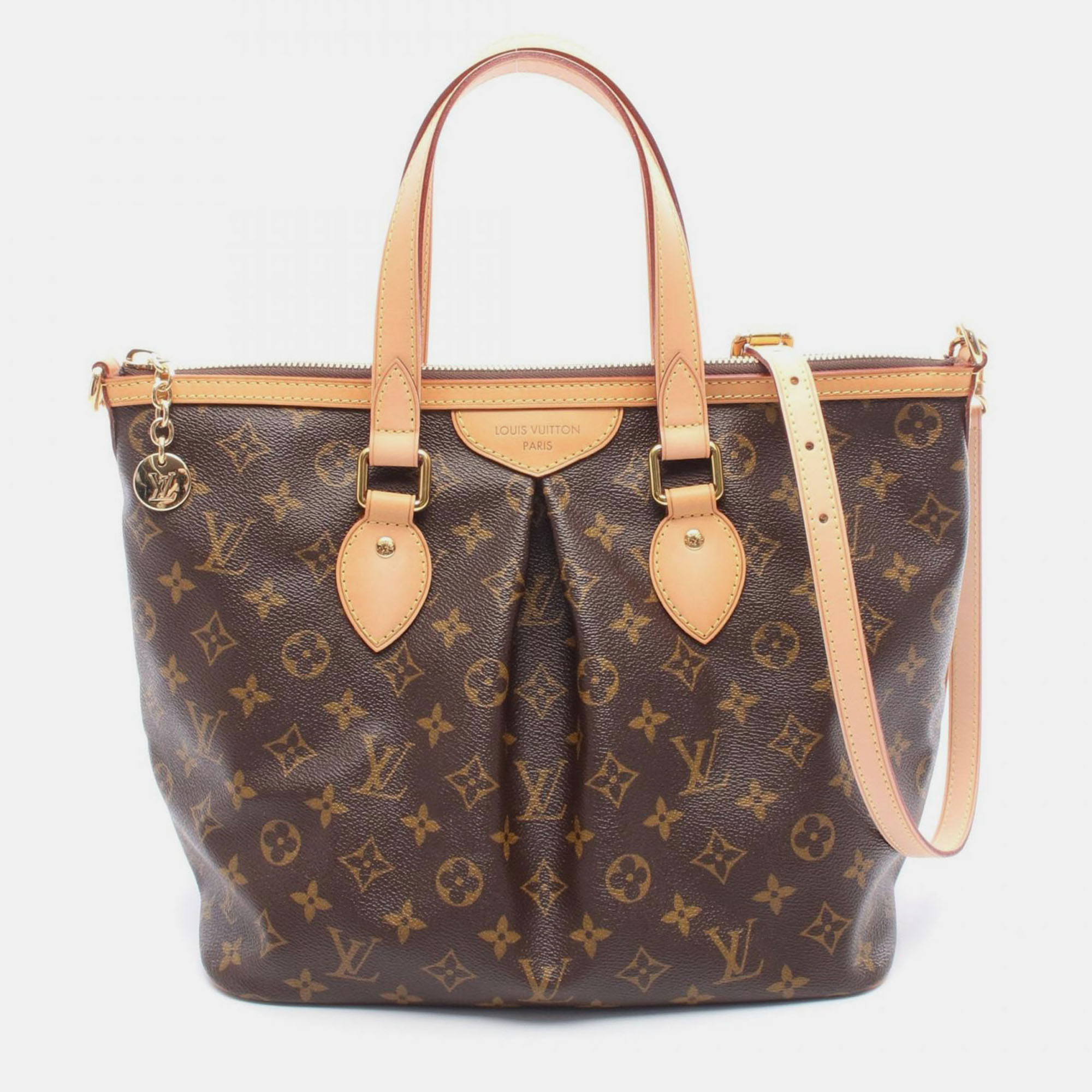

Louis Vuitton Palermo Brown Canvas Tote Bag