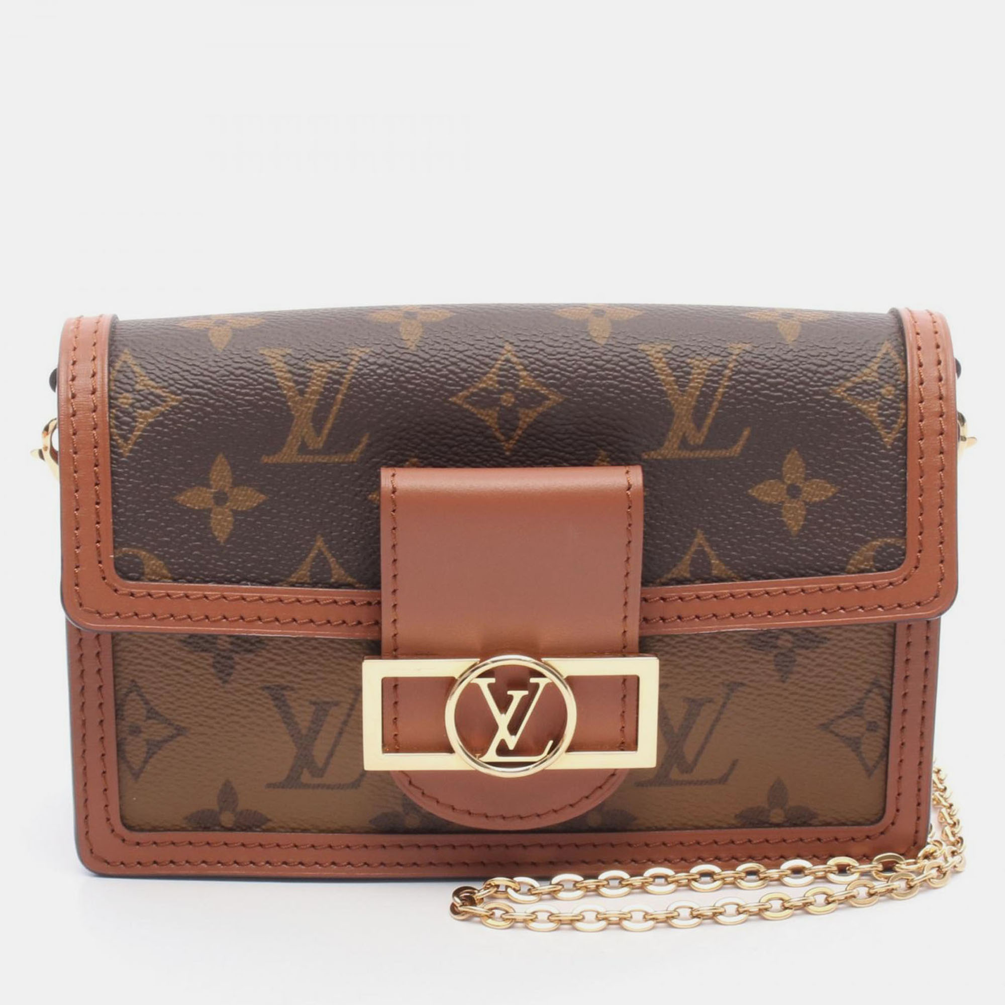 

Louis Vuitton Dauphine Brown Monogram Canvas Shoulder Bag