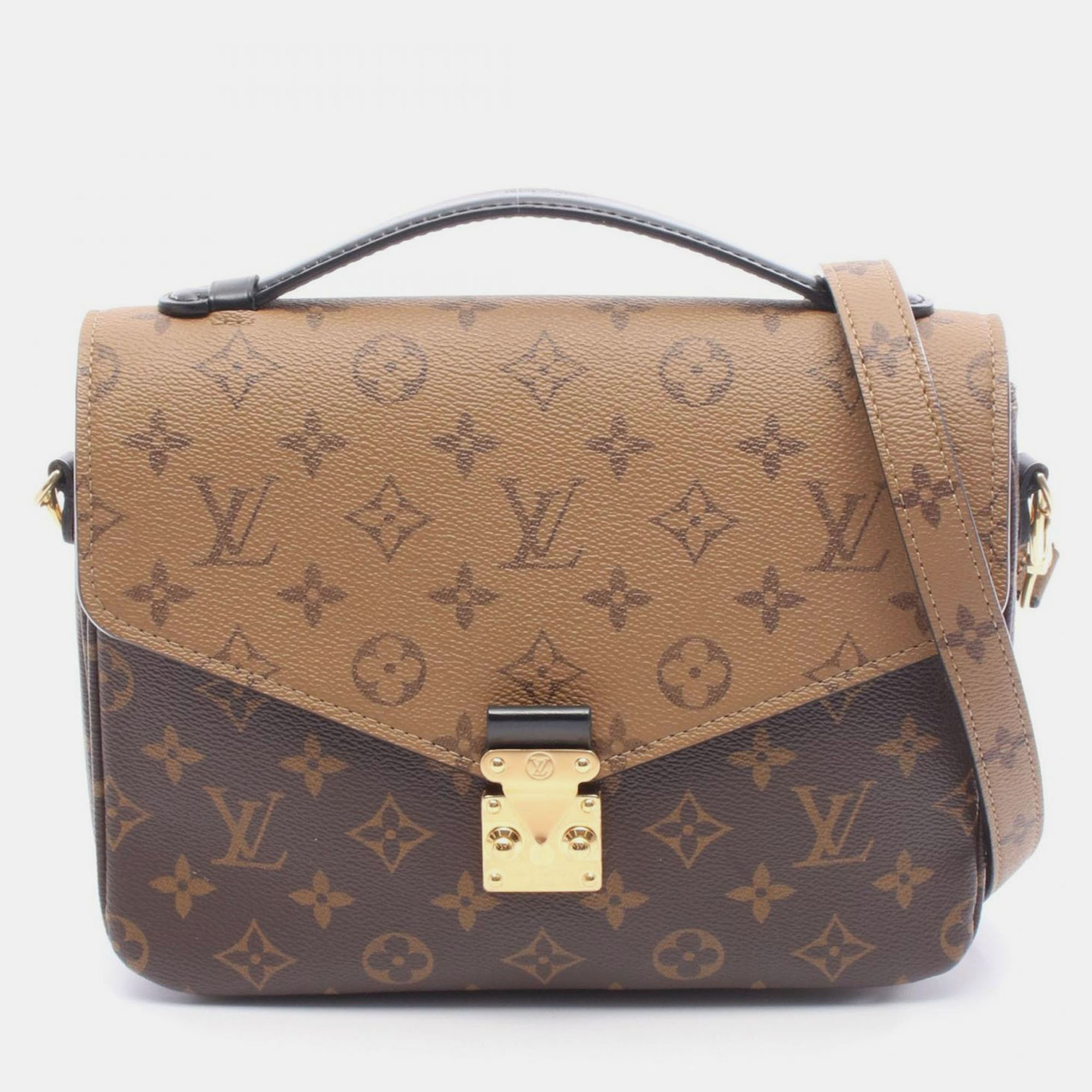 

Louis Vuitton Metis Brown Canvas Shoulder Bag
