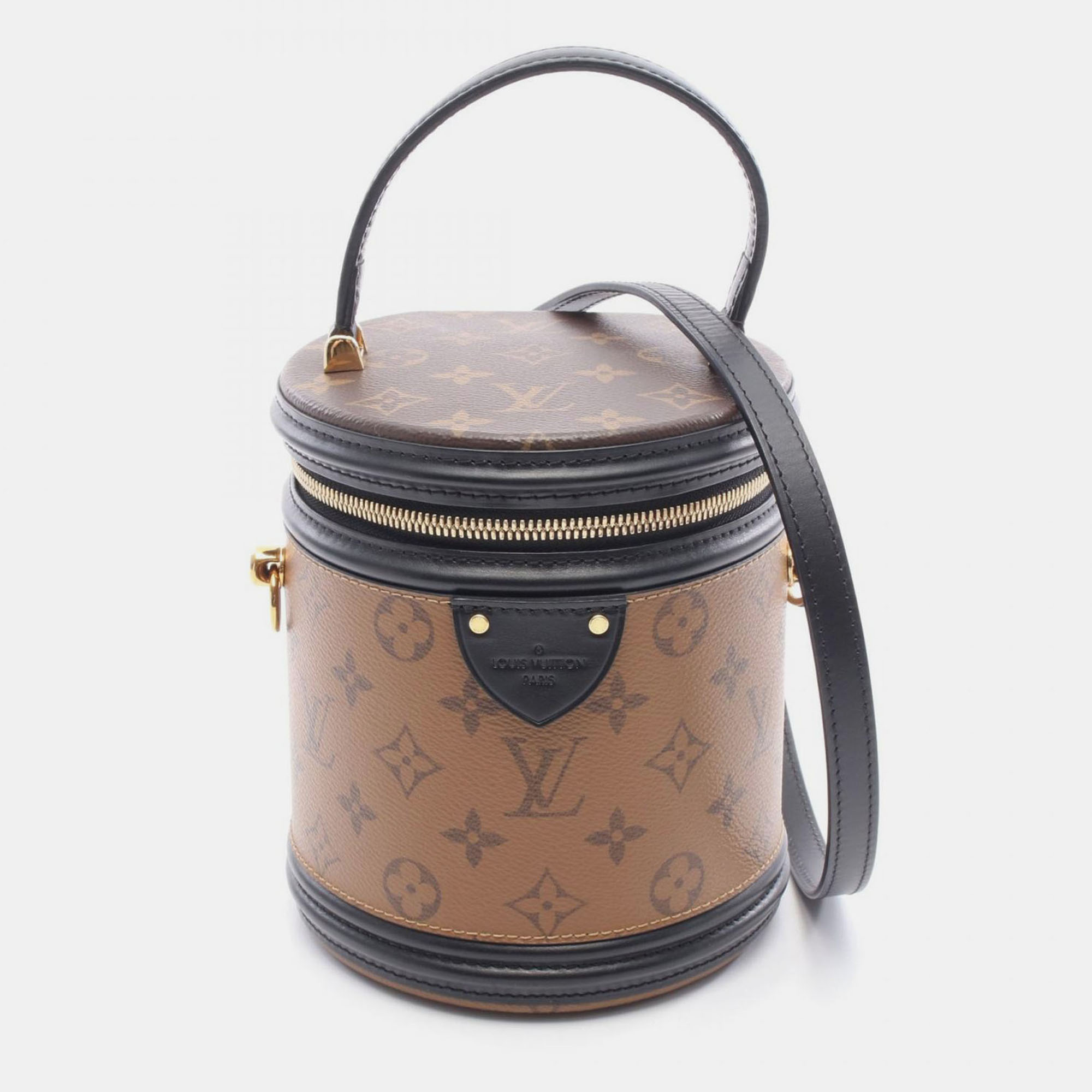 

Louis Vuitton Cannes Brown Canvas Top Handle Bag