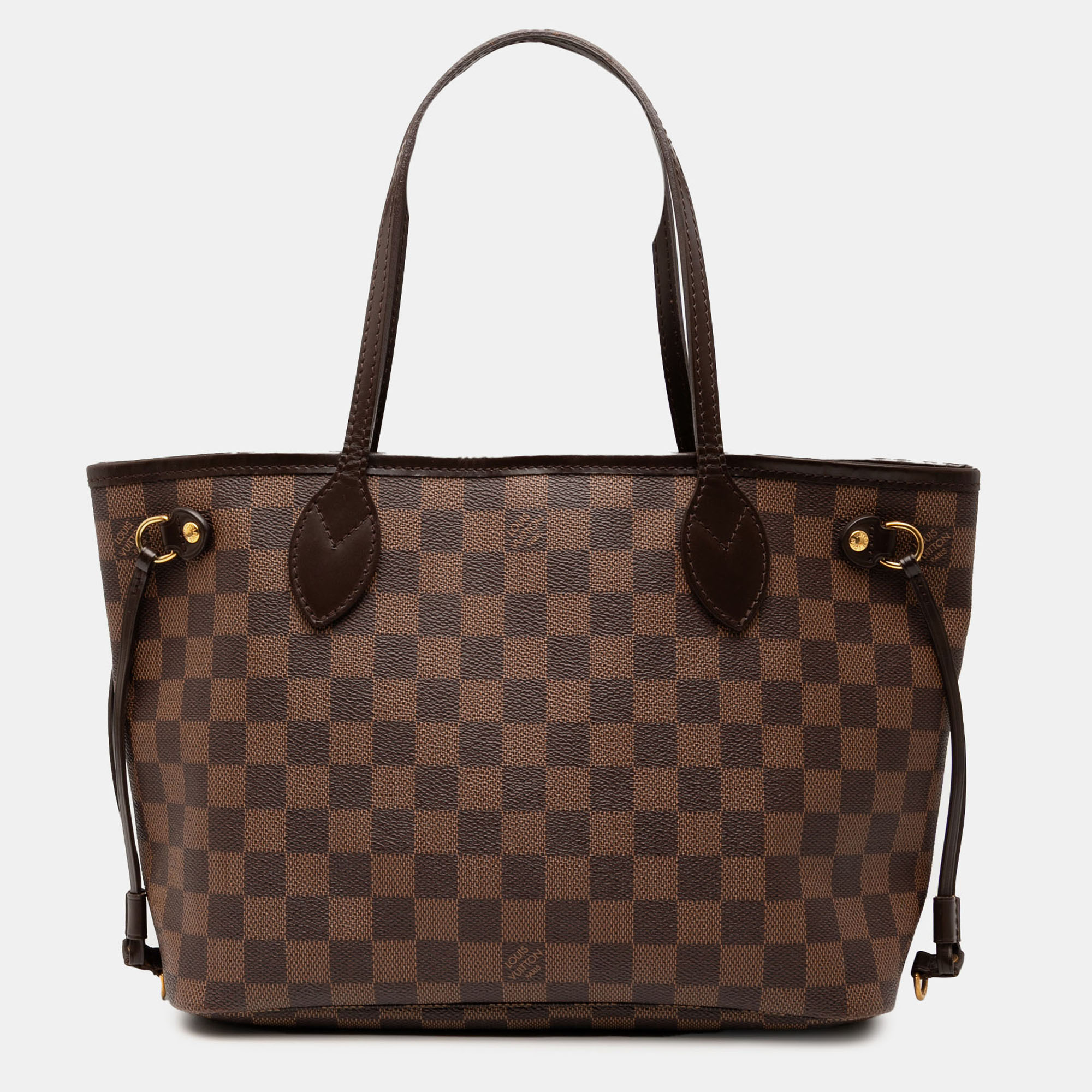 

Louis Vuitton Neverfull PM Brown Damier Ebene Canvas Tote Bag