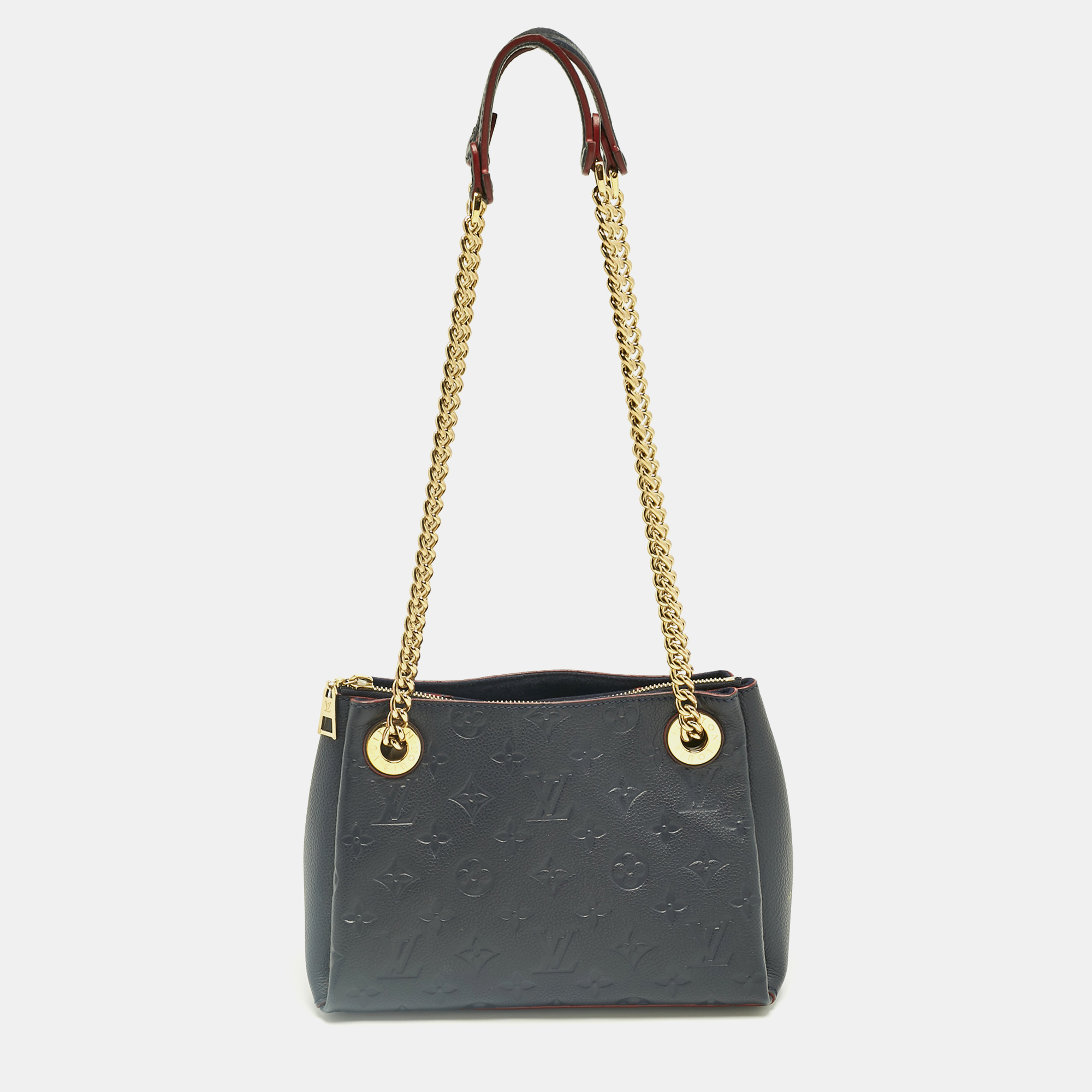 

Louis Vuitton Celeste Monogram Empreinte Leather Surene BB Bag, Blue