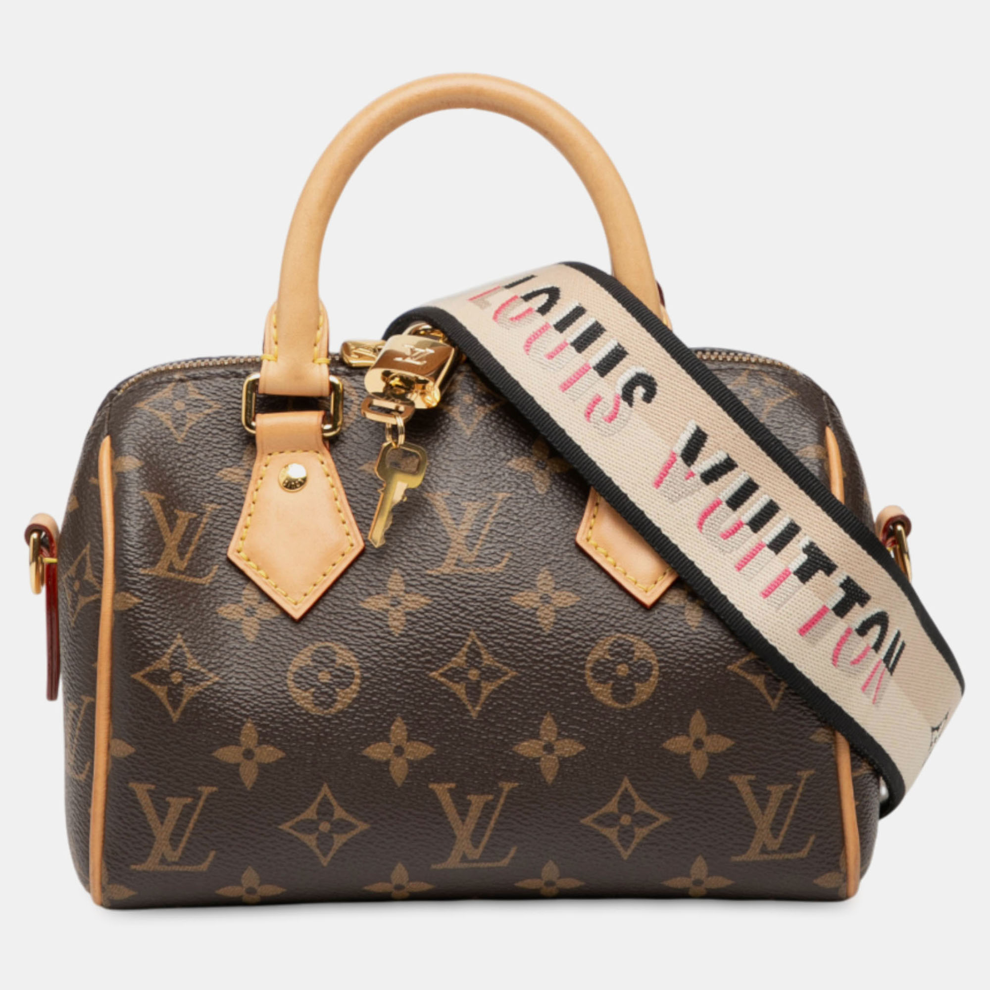 

Louis Vuitton Brown Monogram Speedy Bandouliere 20