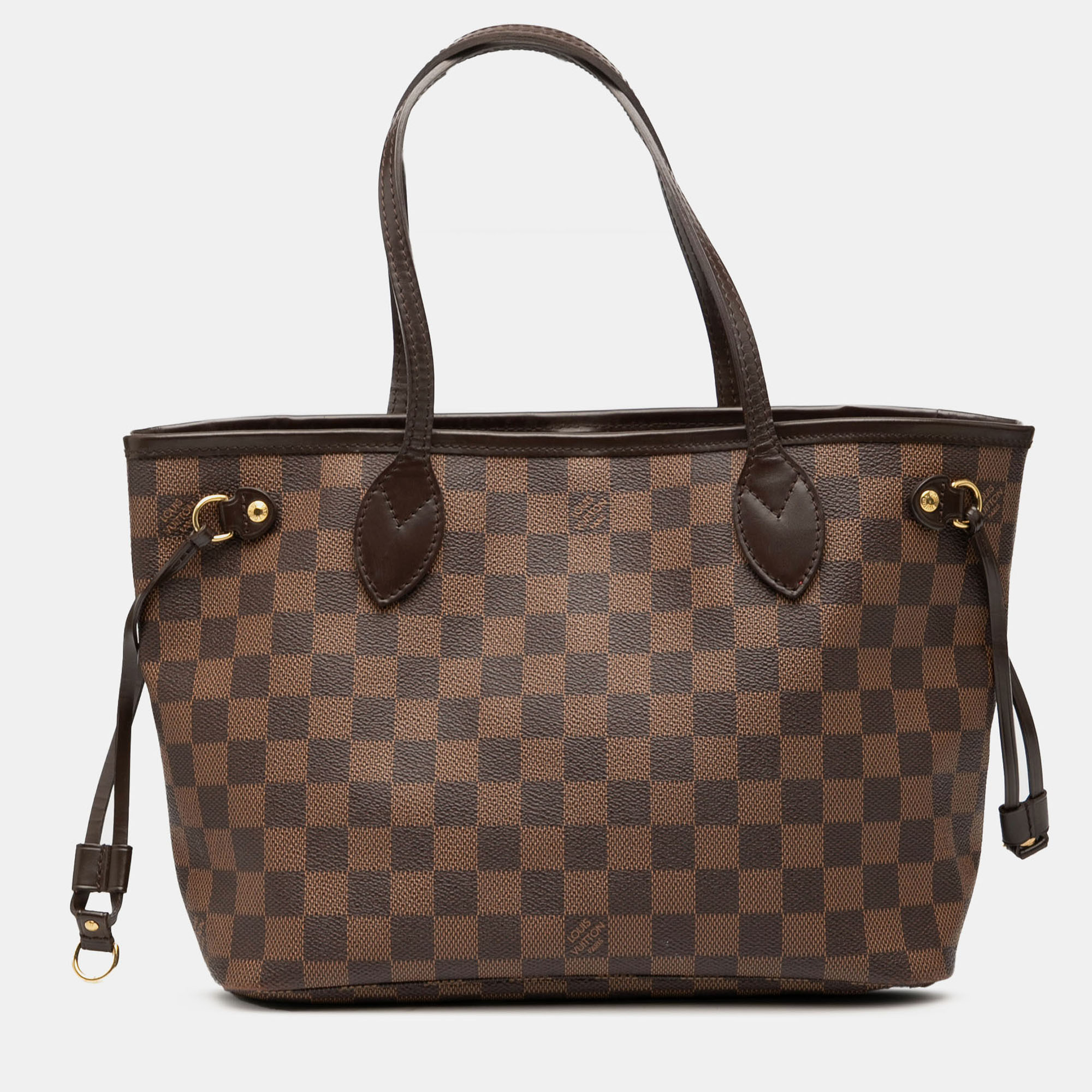 

Louis Vuitton Brown Damier Ebene Neverfull PM