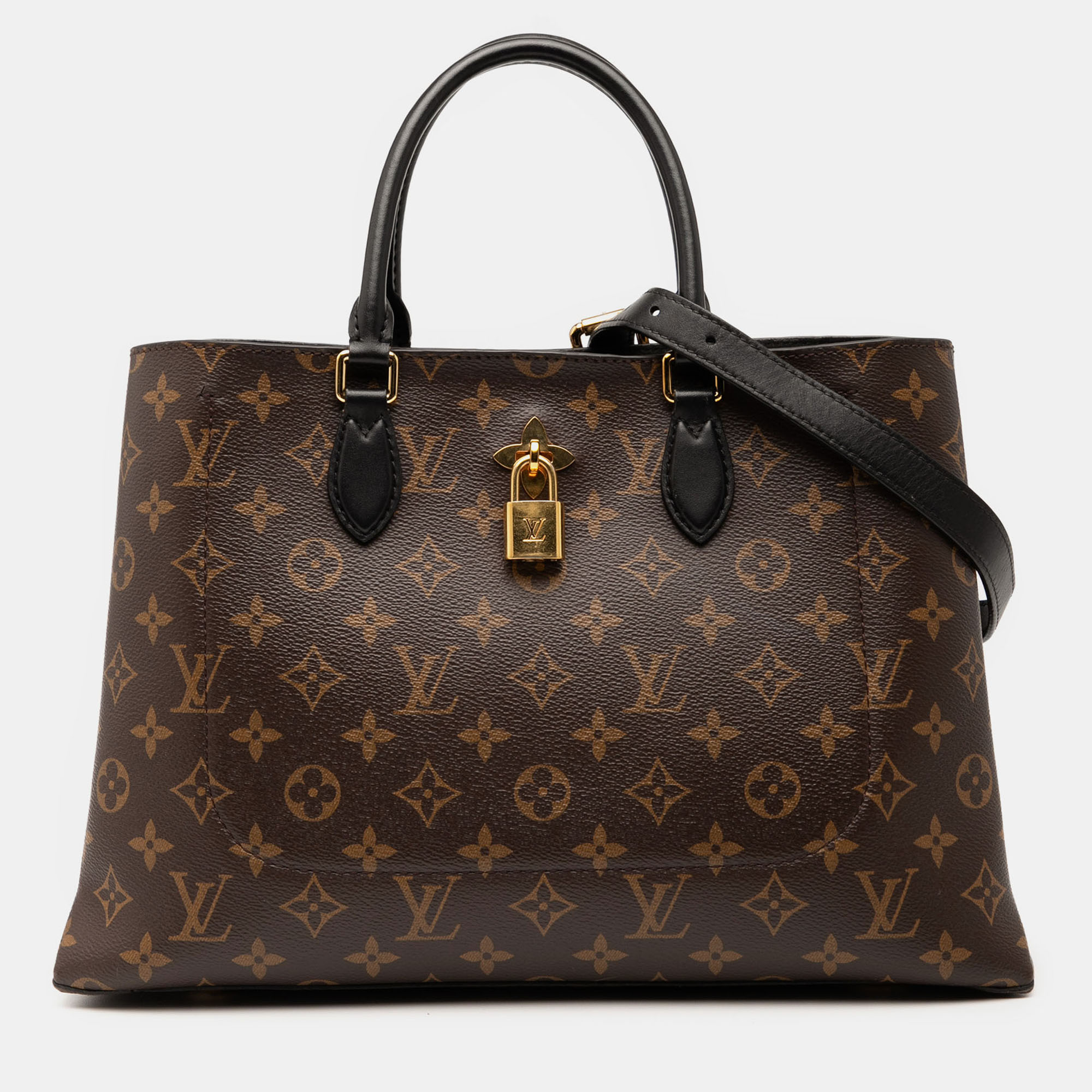 

Louis Vuitton Brown Monogram Flower Tote