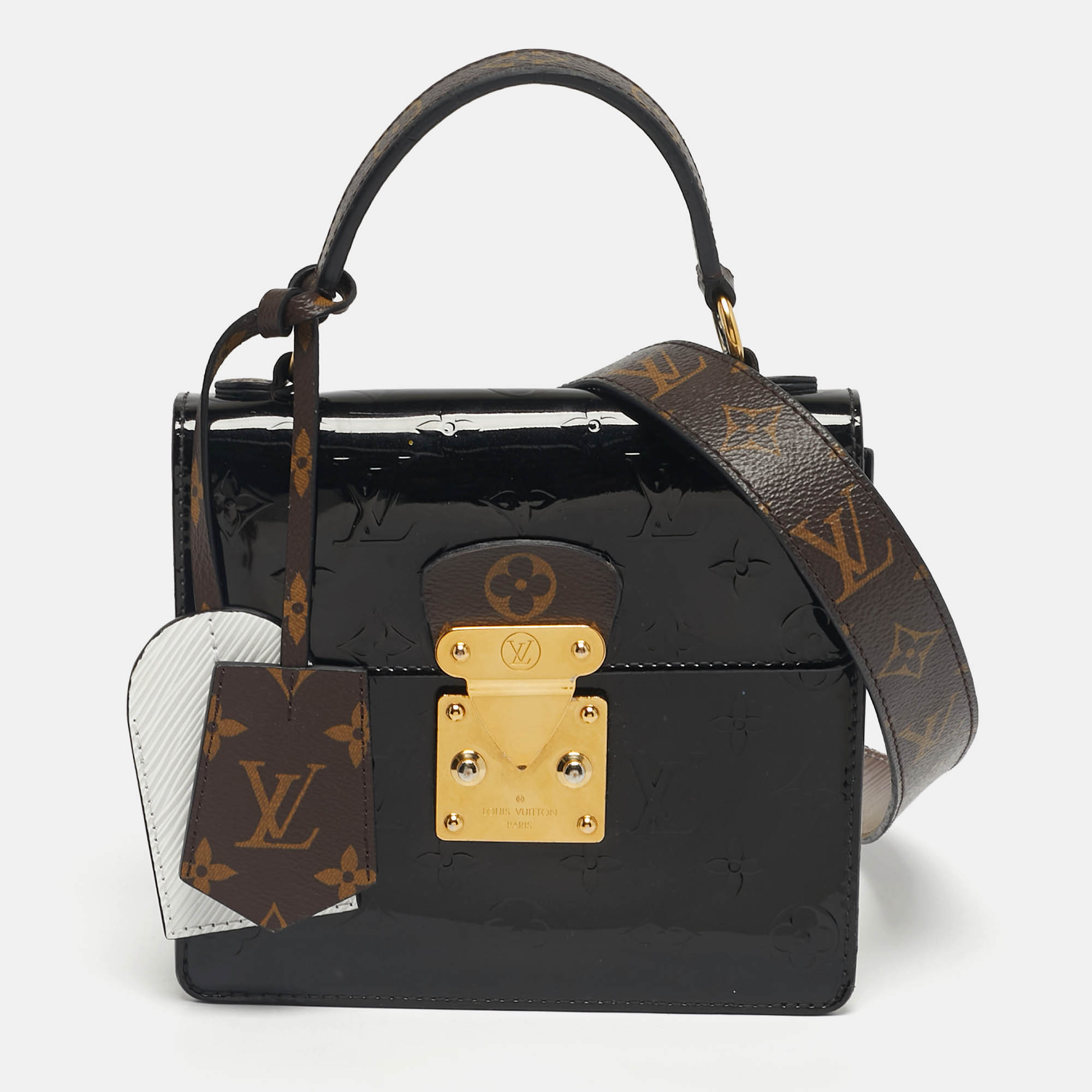 

Louis Vuitton Black Monogram Vernis Spring Street Bag
