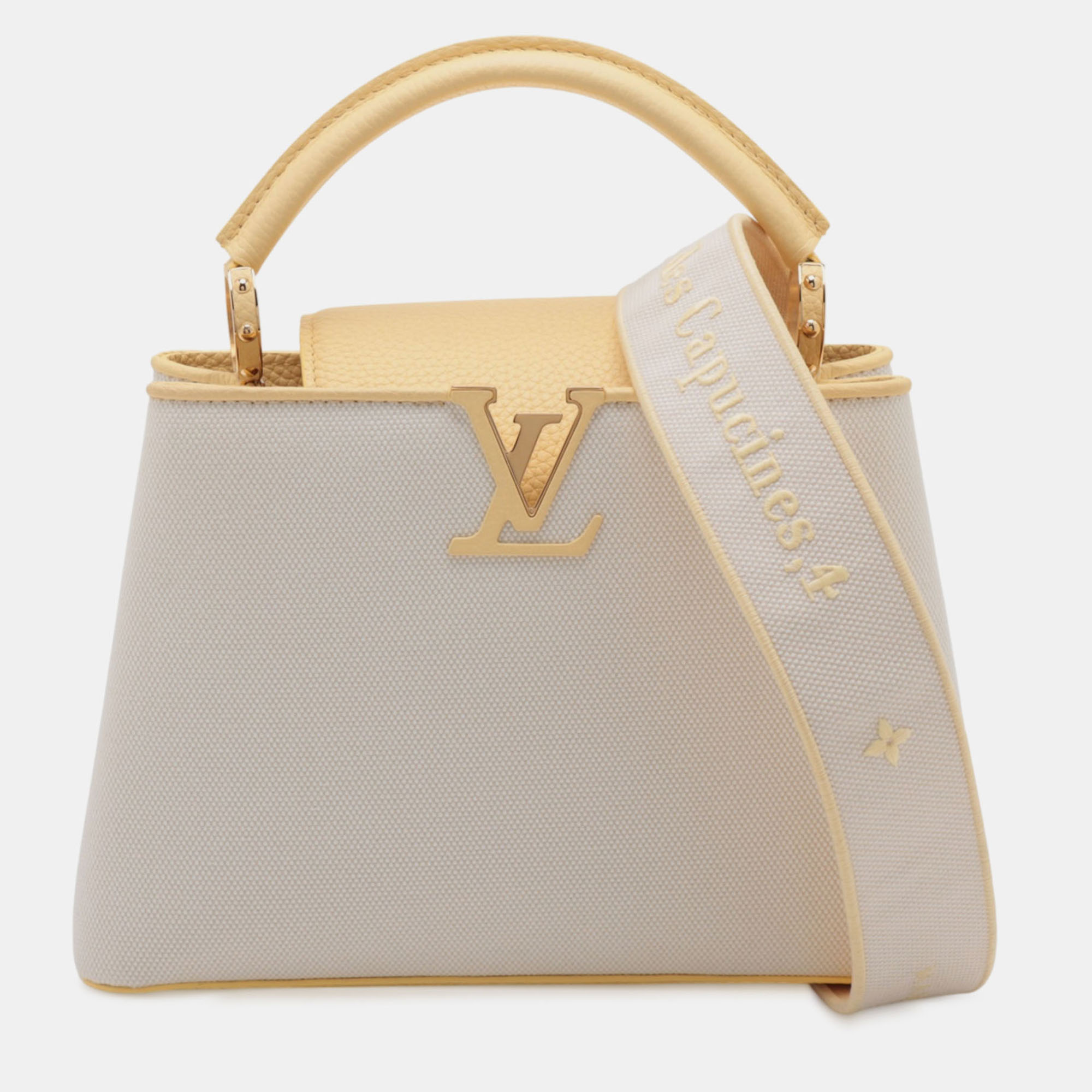 

Louis Vuitton Beige Canvas Taurillon Capucines BB