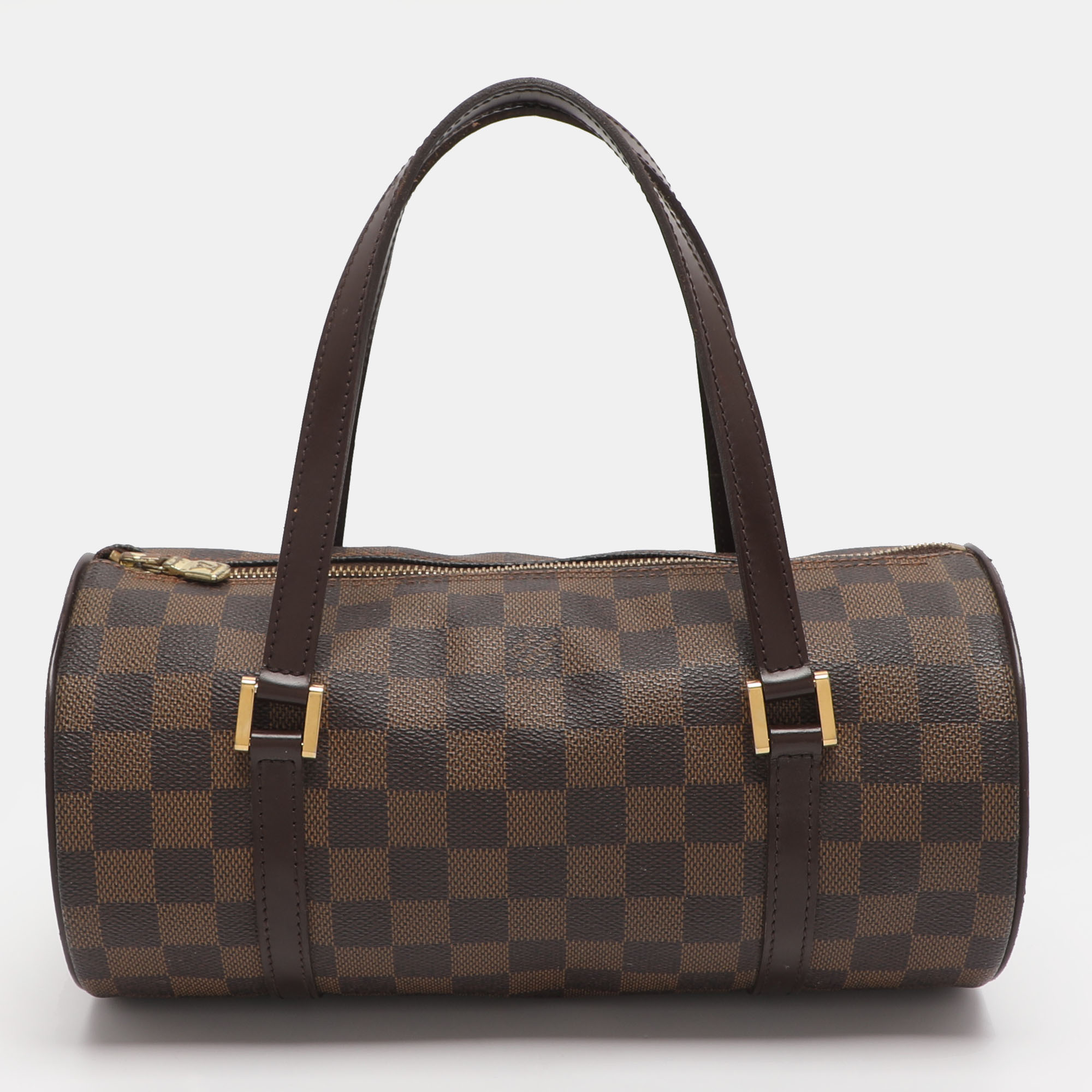 

Louis Vuitton Damier Ebene Canvas Papillon 28 Bag, Brown