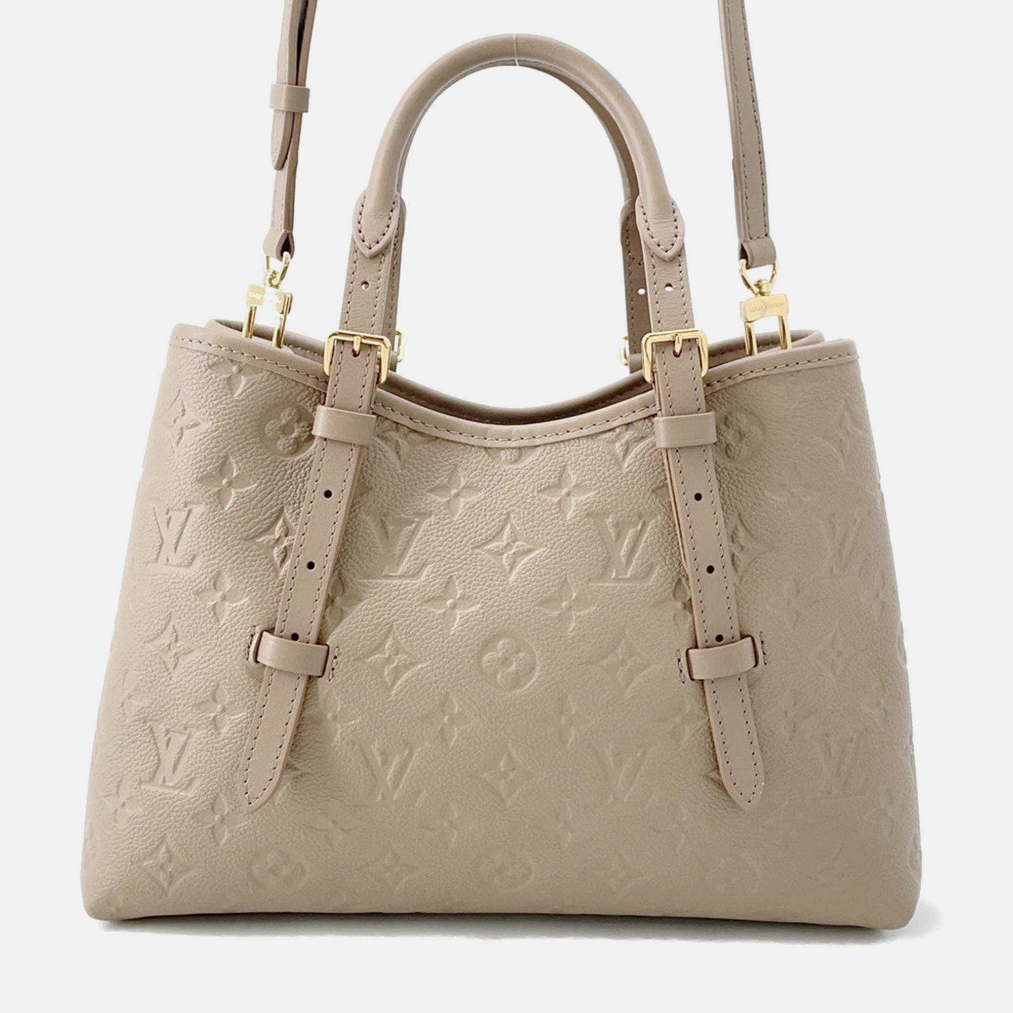 

Louis Vuitton Babylone Tote Tourterelle Monogram Empreinte Leather Size PM, Beige