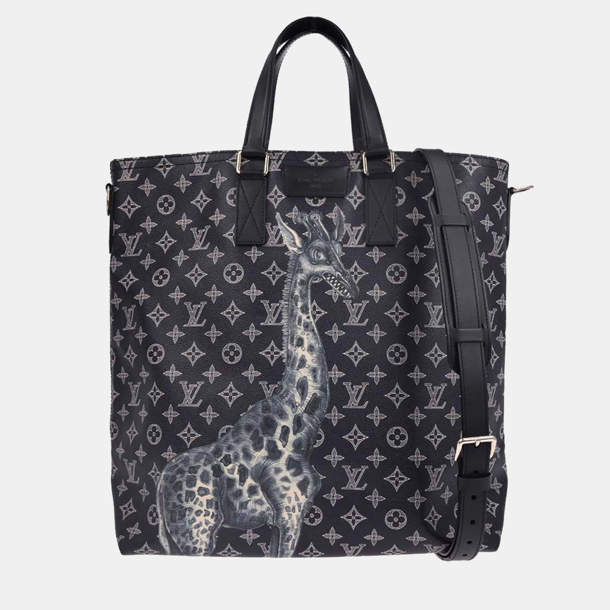 Pre-owned Louis Vuitton Monogram Savannah Chapman Mm Tote Handbag In Blue