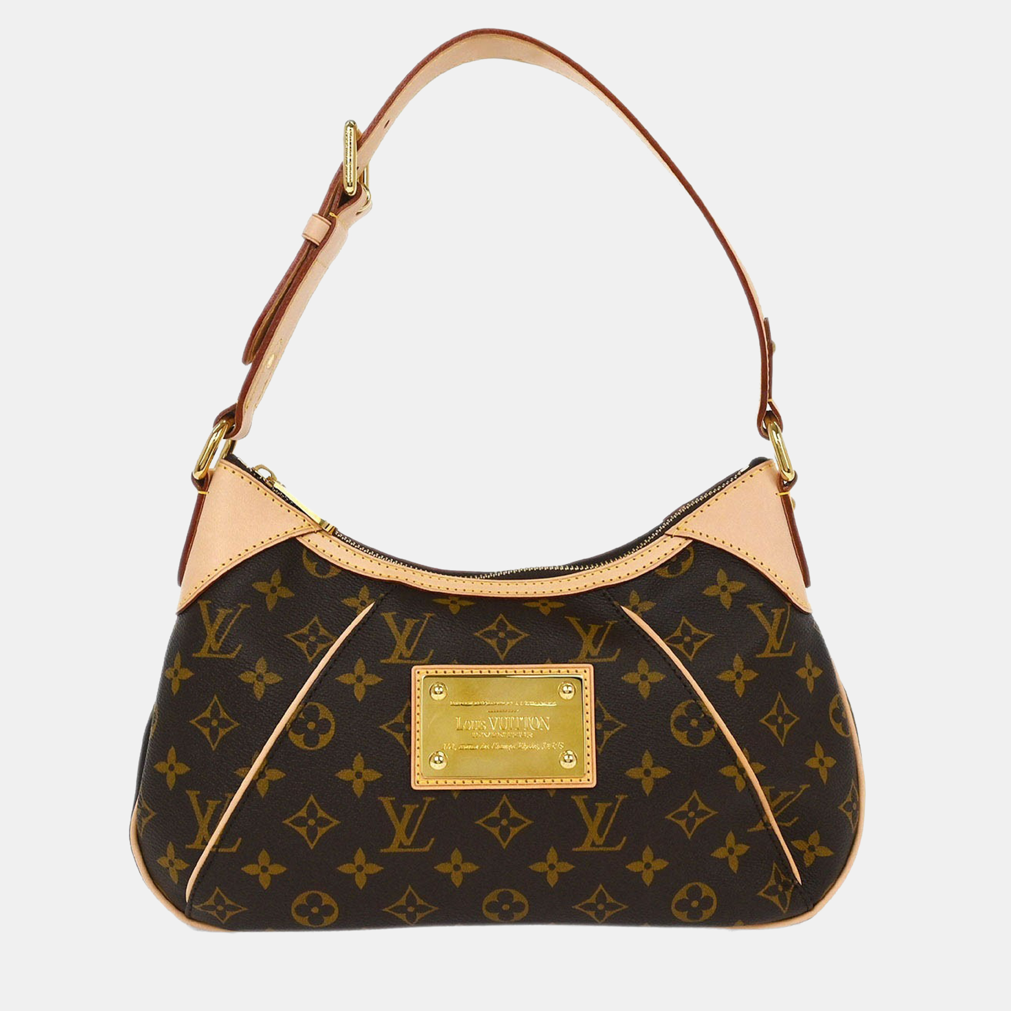 

Louis Vuitton Monogram Thames PM Brown Monogram Canvas Hobo Bag