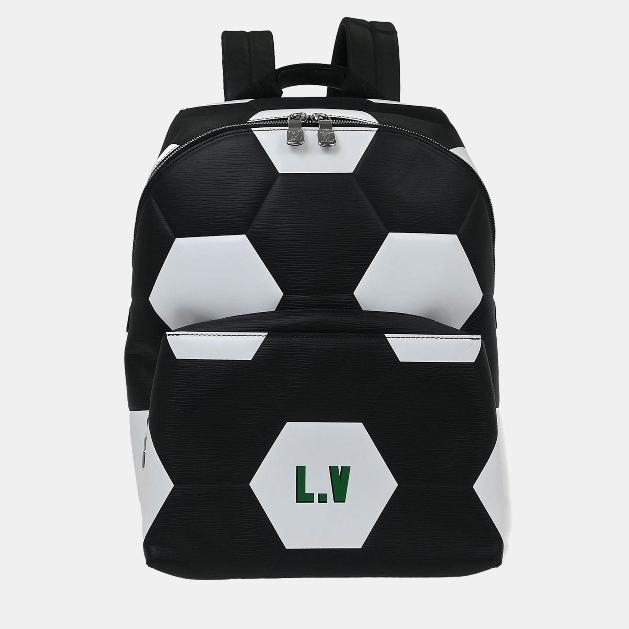 Pre-owned Louis Vuitton Black White Epi Apollo Backpack