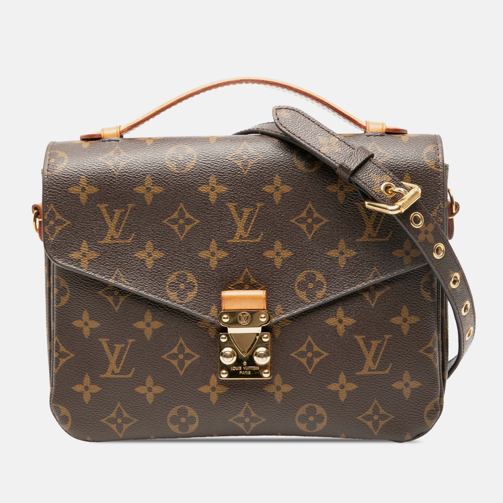 

Louis Vuitton Pochette Metis Brown Monogram Canvas Crossbody Bag