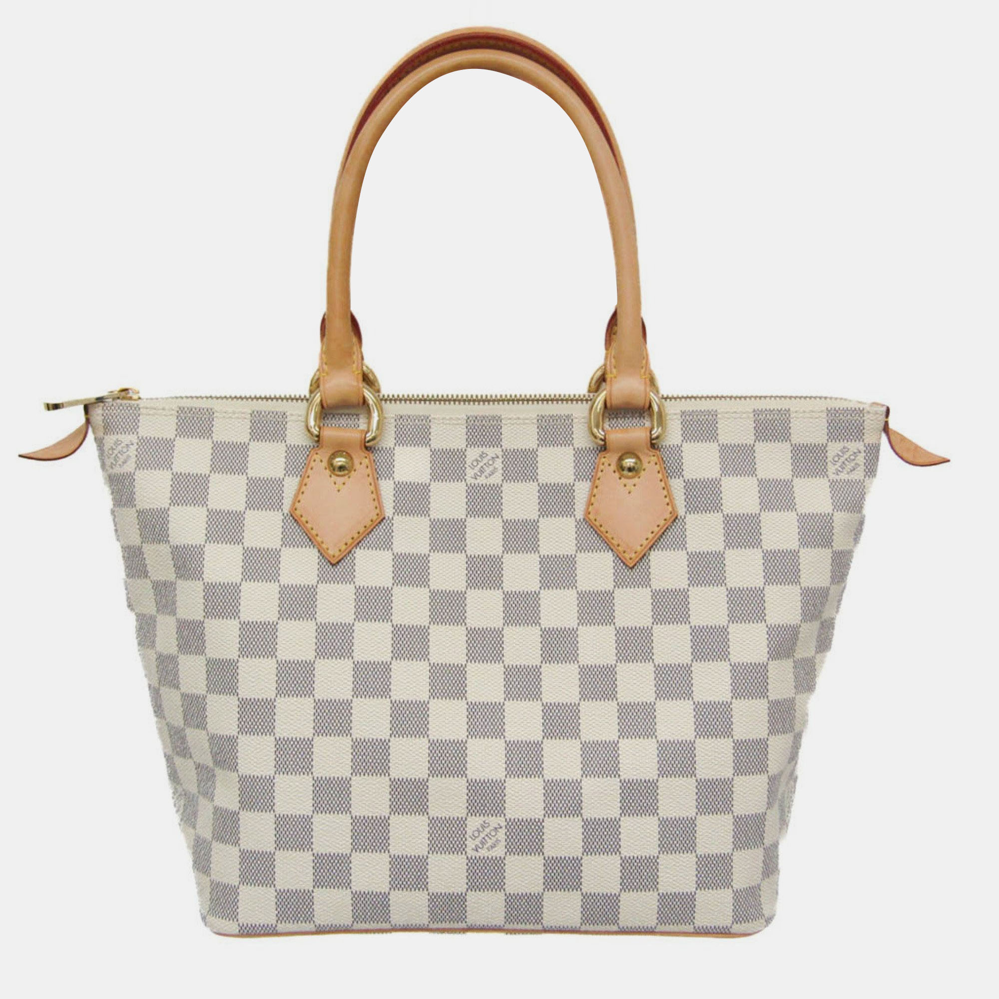 

Louis Vuitton Damier Azur Saleya PM Tote Bag, White