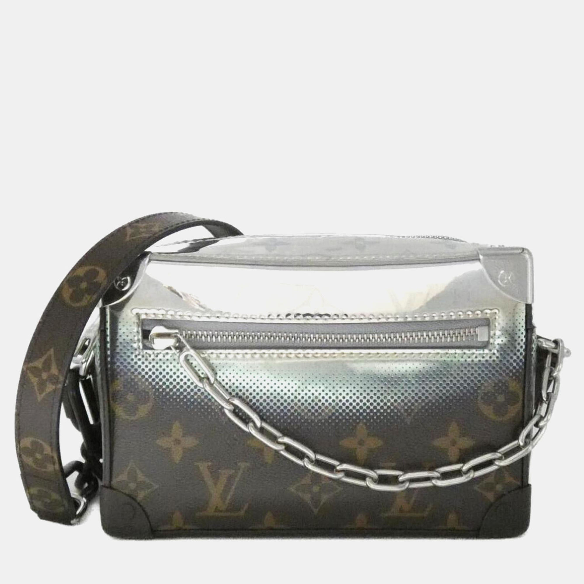 

Louis Vuitton Monogram Metallic Nebula Mini Soft Trunk Shoulder Bag, Brown