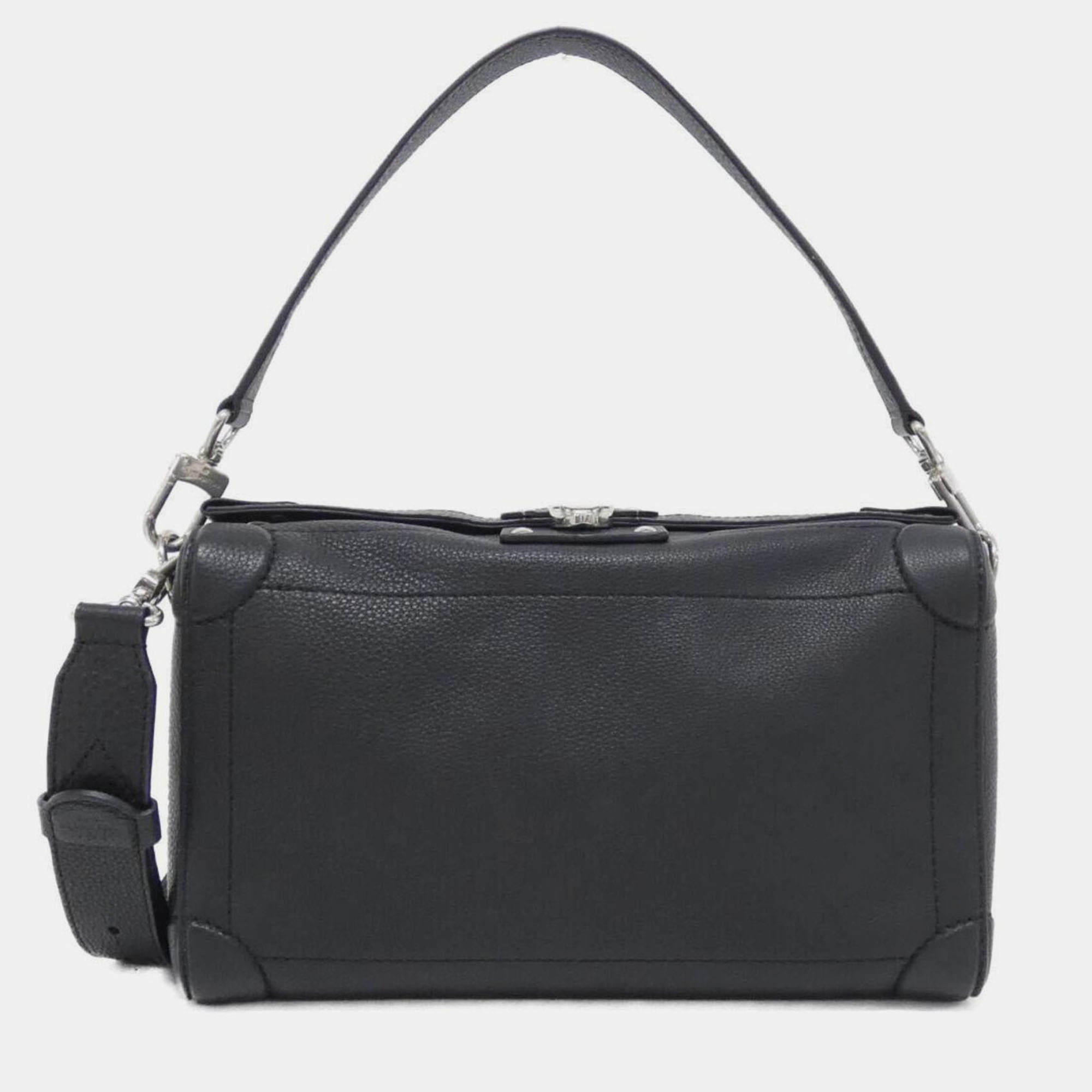 

Louis Vuitton Soul Trunk EW Calfskin Leather Shoulder Bag, Black