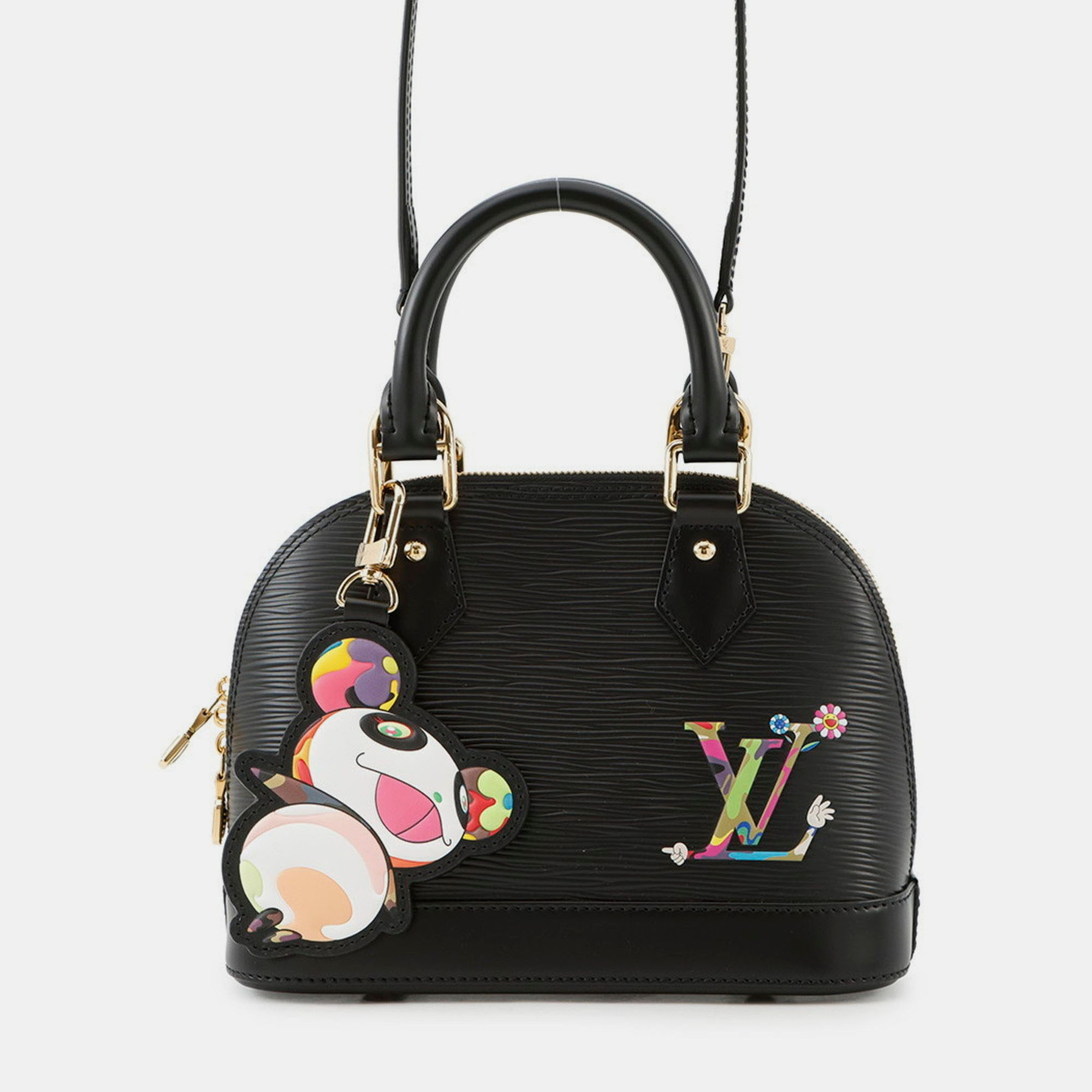 

Louis Vuitton Epi Leather Handbag Lv X Tm Alma Bb Black Shoulder Bag.
