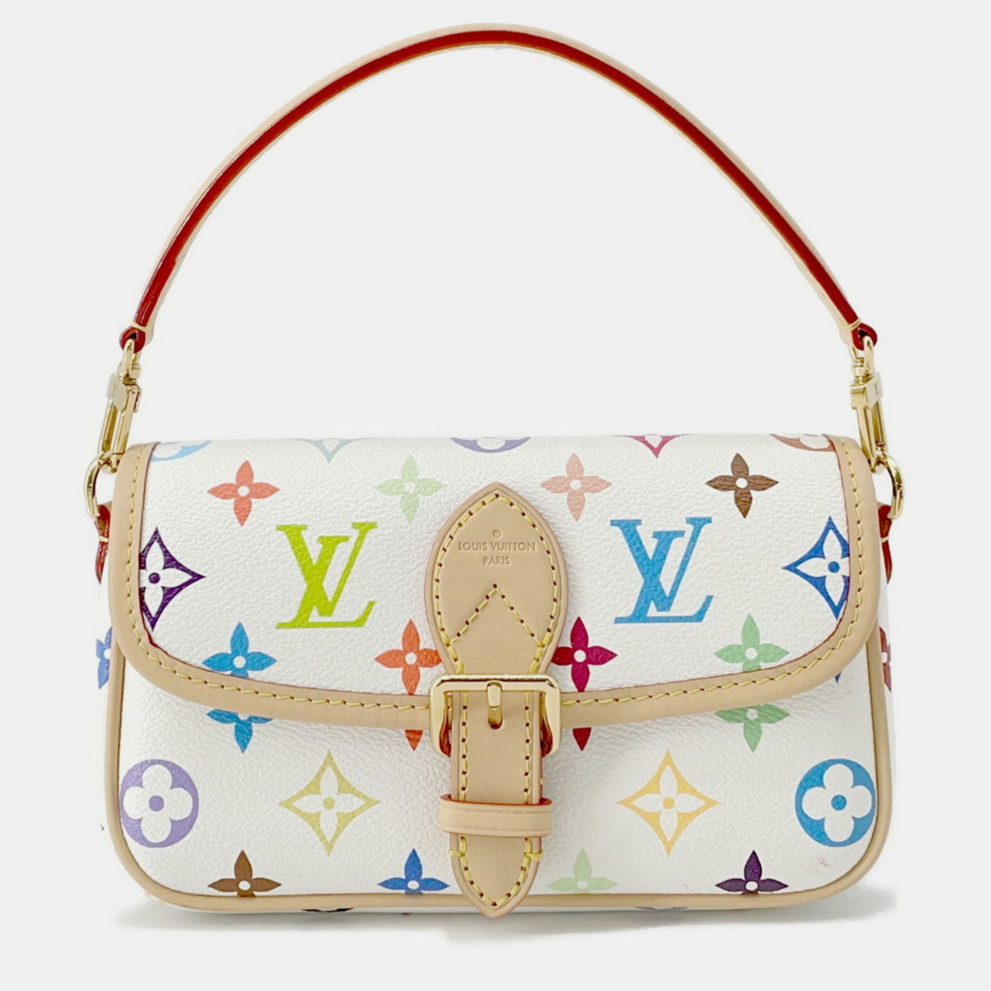 

Louis Vuitton Monogram Multicolore Diane Nano Multicolor Monogram Canvas Shoulder Bag, Beige