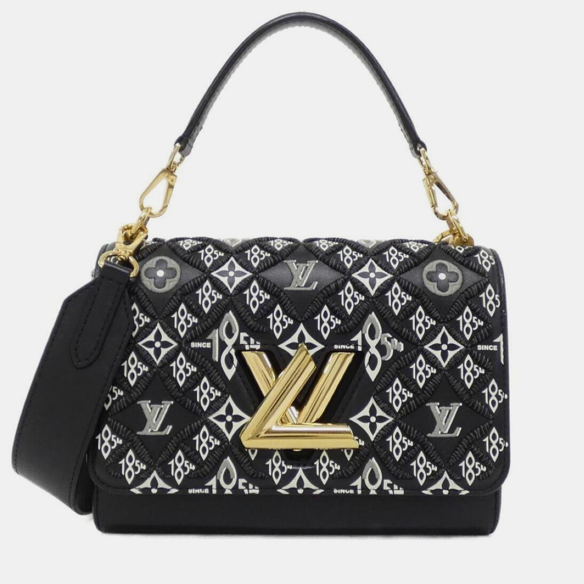 

Louis Vuitton Since  Jacquard Shoulder Bag, Black