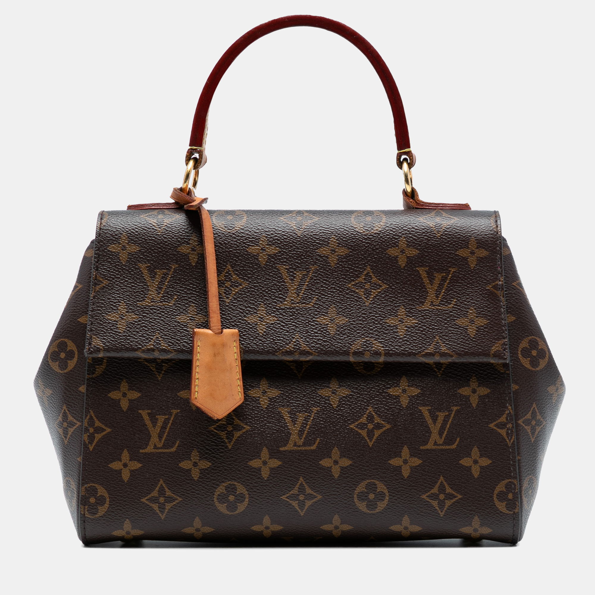 

Louis Vuitton Cluny BB Monogram Canvas Top Handle Bag, Brown