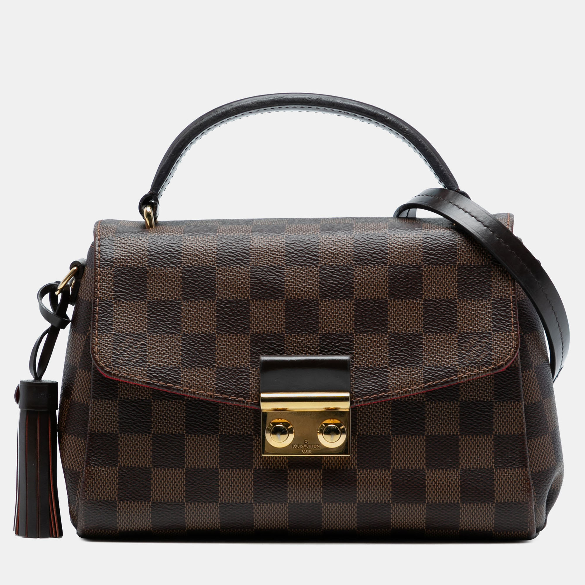 

Louis Vuitton Brown Damier Ebene Croisette