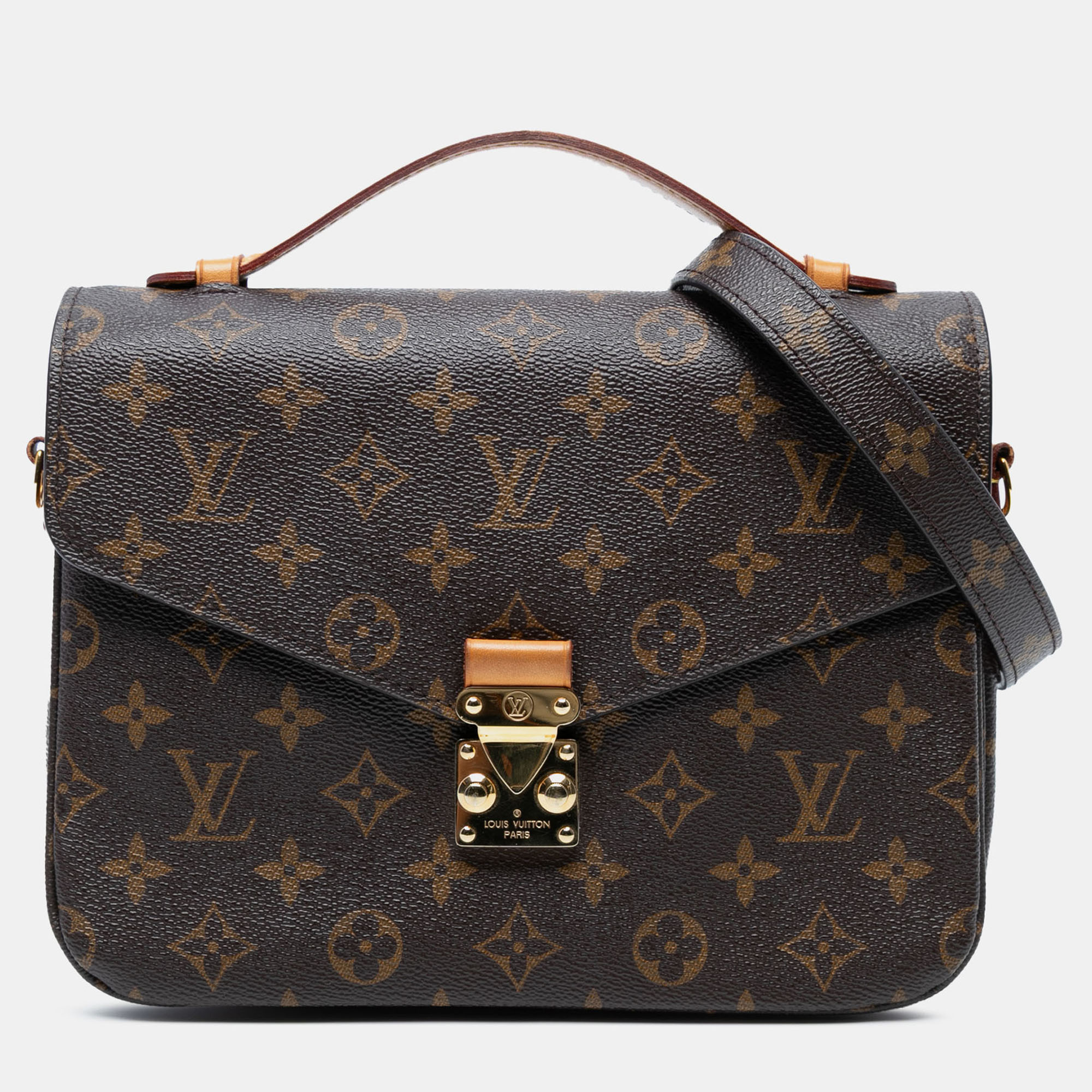 

Louis Vuitton Brown Monogram Pochette Metis