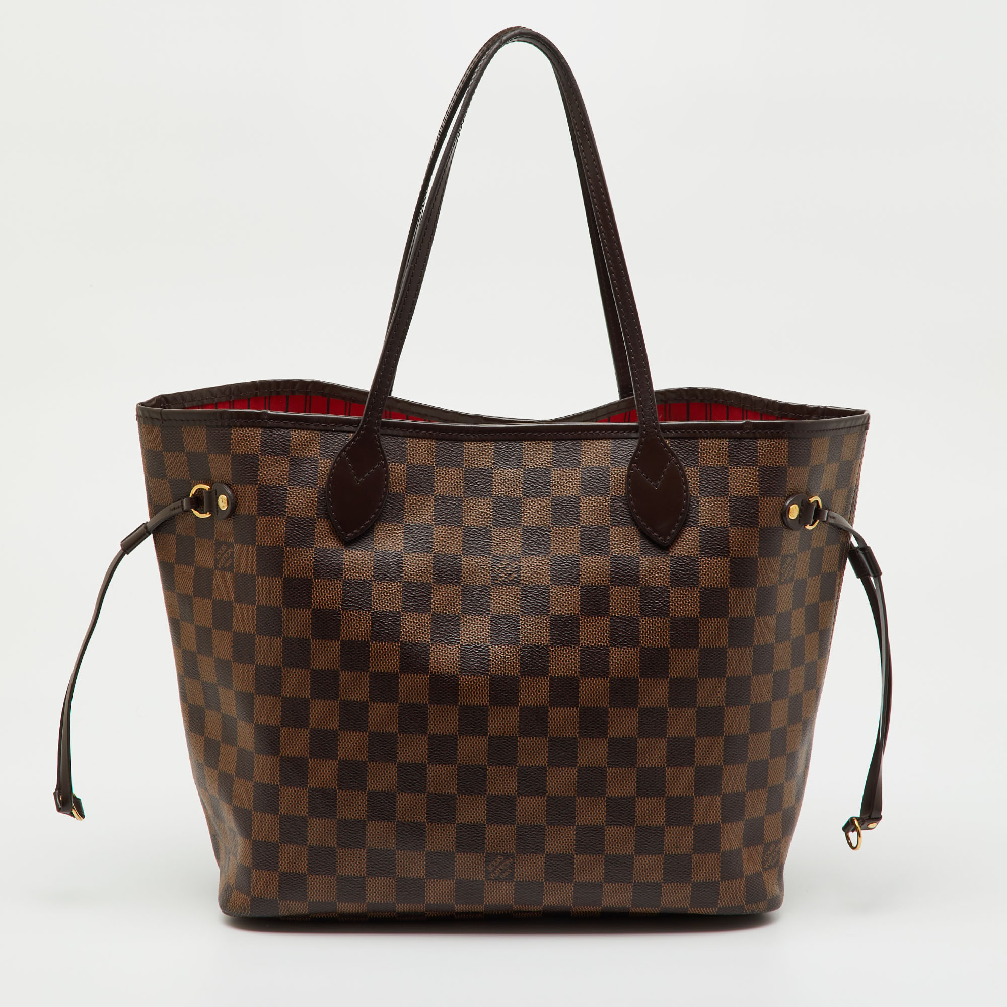 

Louis Vuitton Damier Ebene Canvas Neverfull MM Bag, Brown