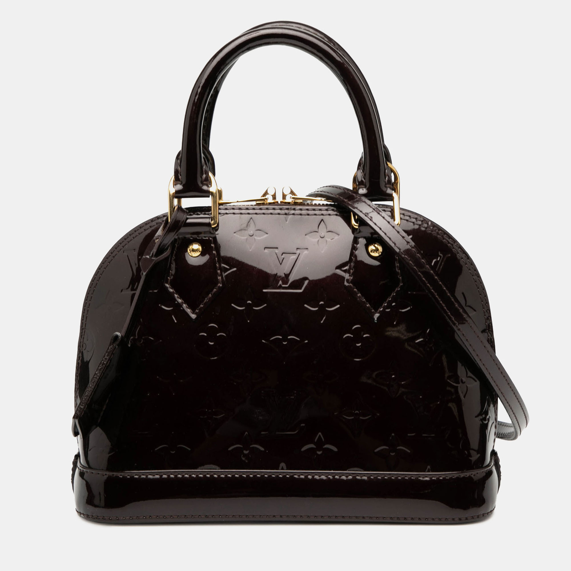 

Louis Vuitton Purple Monogram Vernis Alma BB