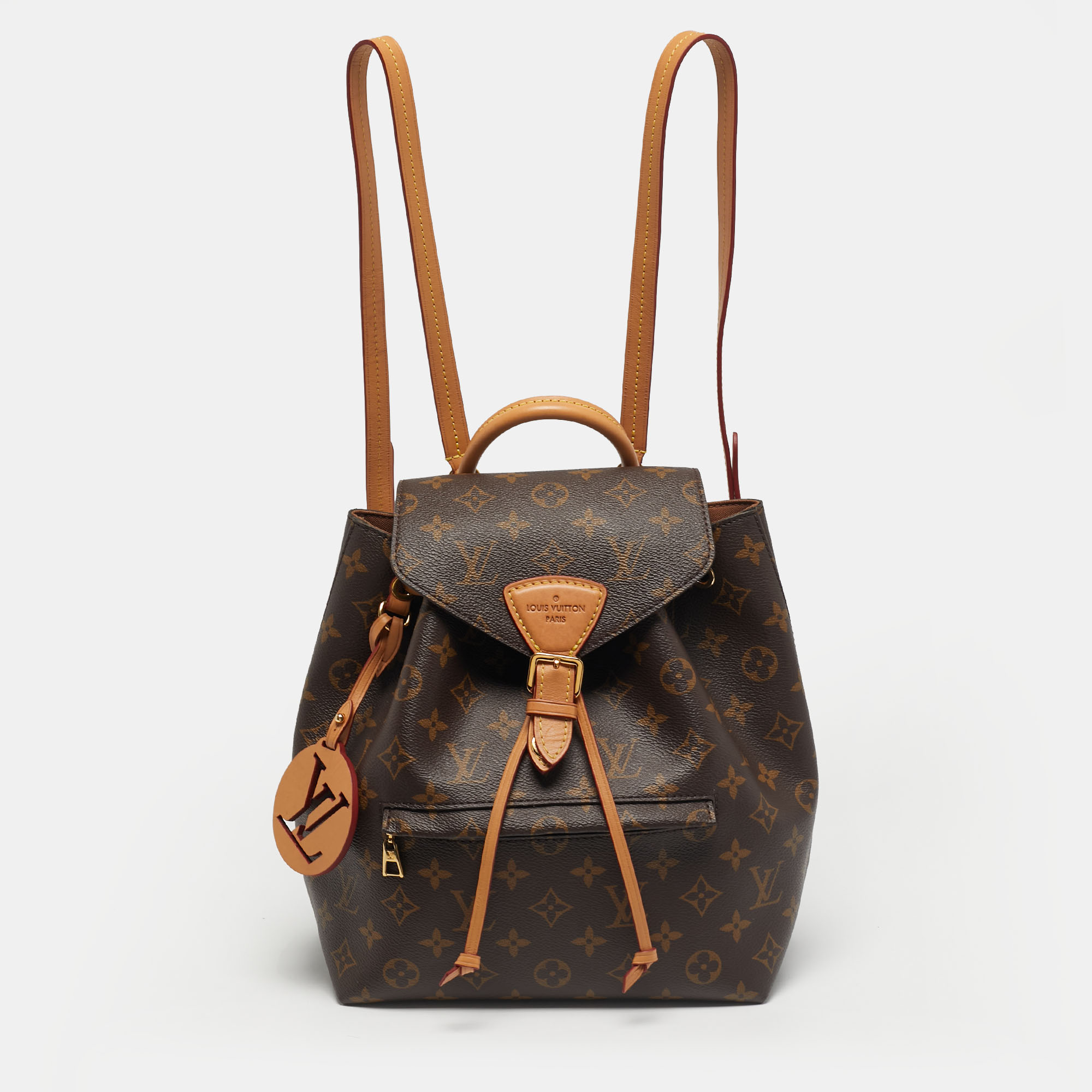

Louis Vuitton Monogram Canvas Montsouris PM Backpack, Brown