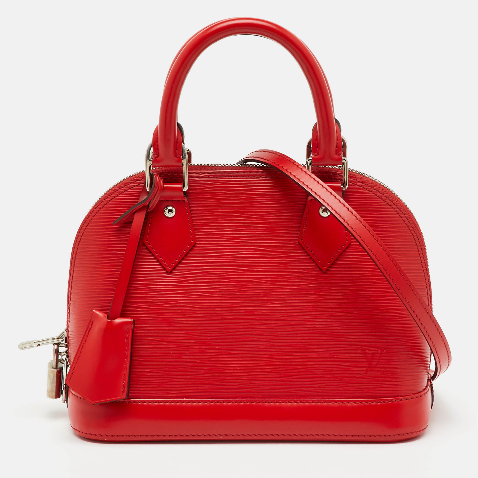 

Louis Vuitton Coquelicot Epi Leather Alma BB Bag, Orange