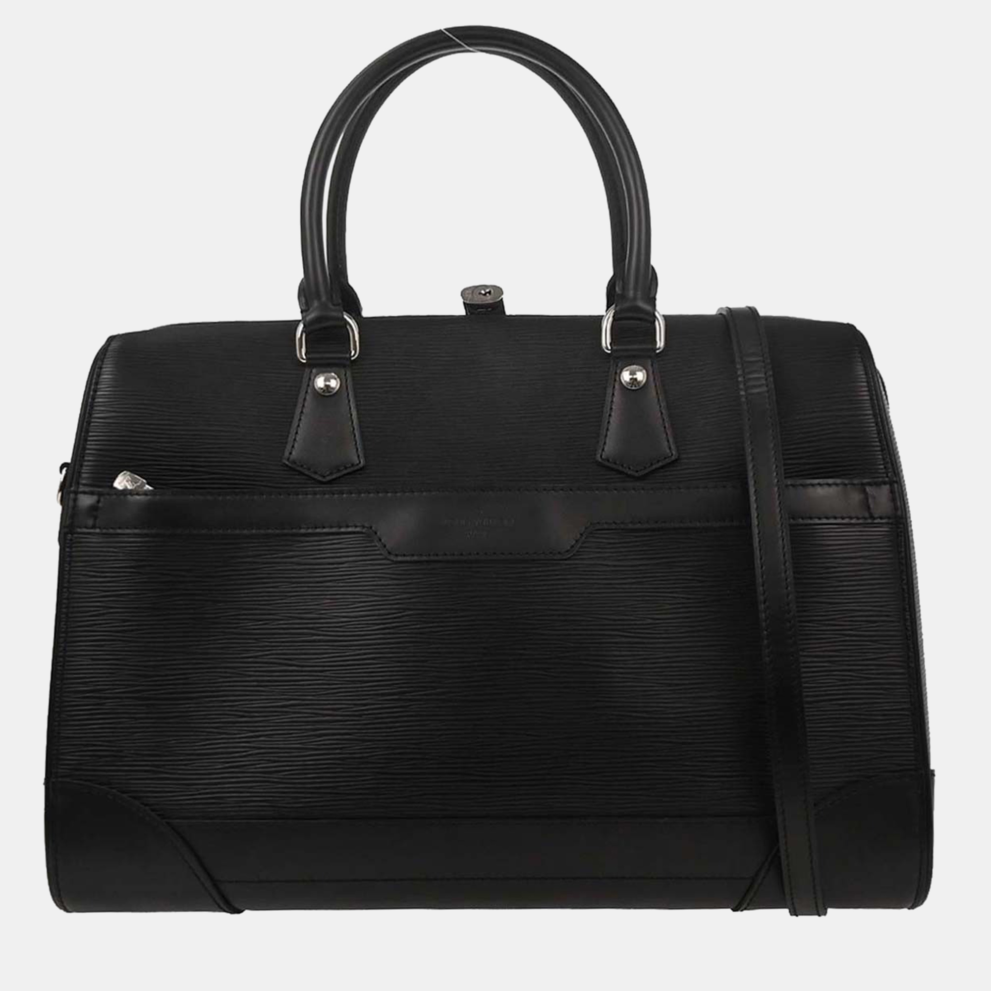 

Louis Vuitton Black Epi Sac De Ville 2way Handbag