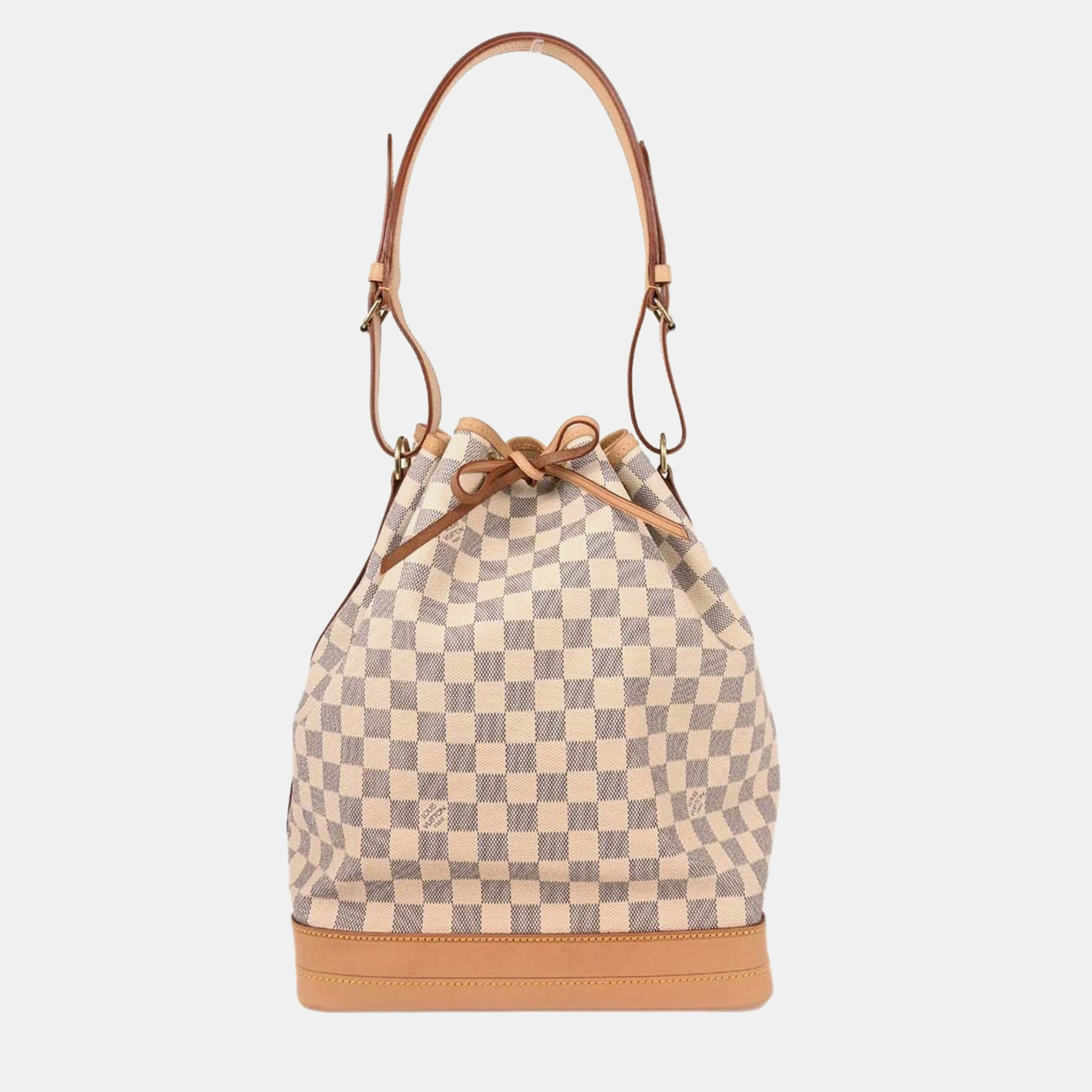 

Louis Vuitton Damier Azur Noe Coated Canvas Shoulder Bag, White