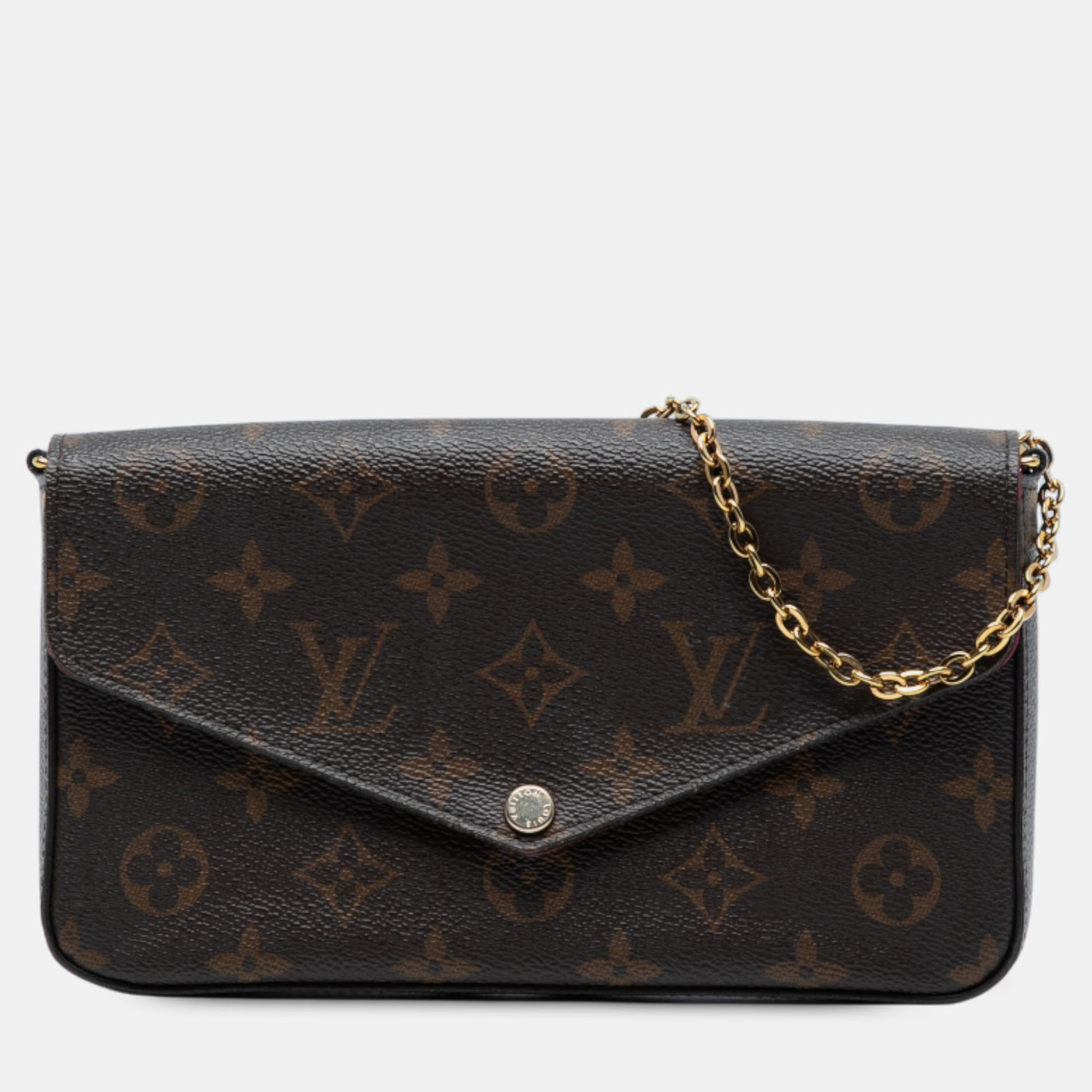

Louis Vuitton Monogram Brown Monogram Canvas Wallet on Chain