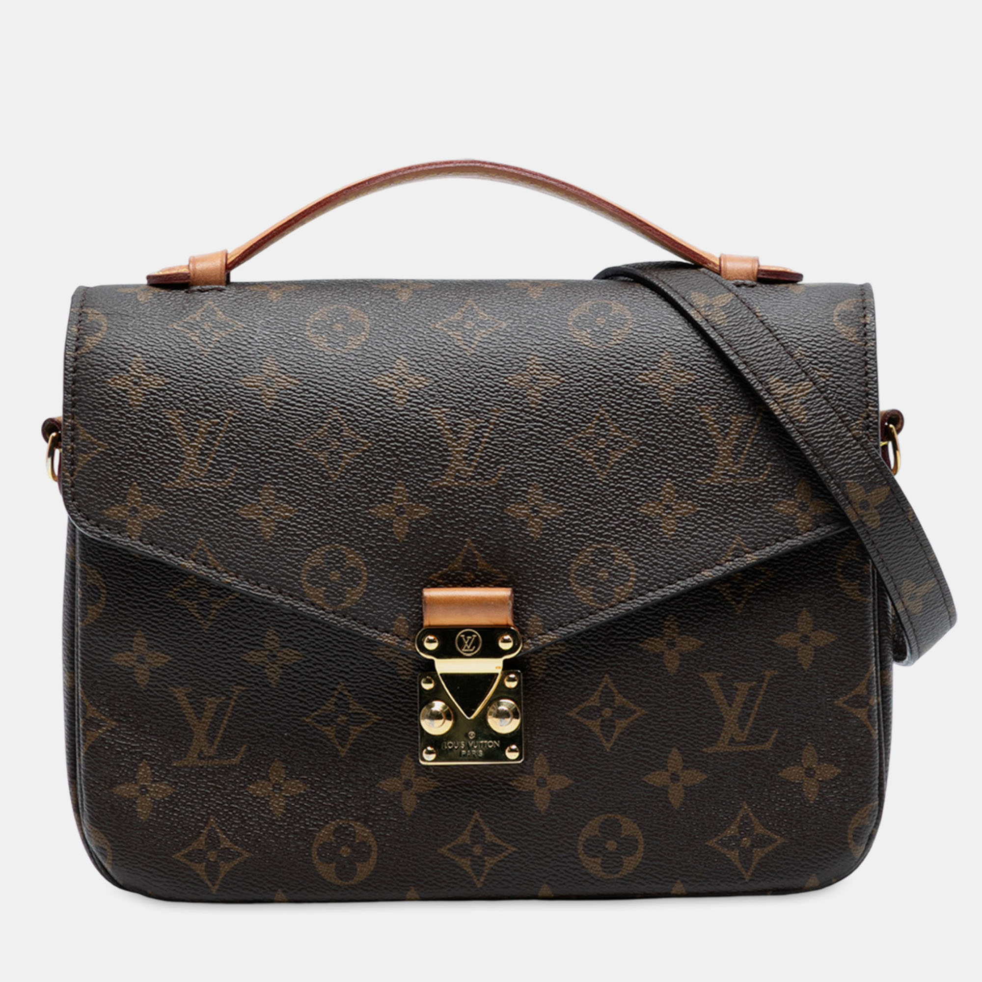 

Louis Vuitton Brown Monogram Pochette Metis