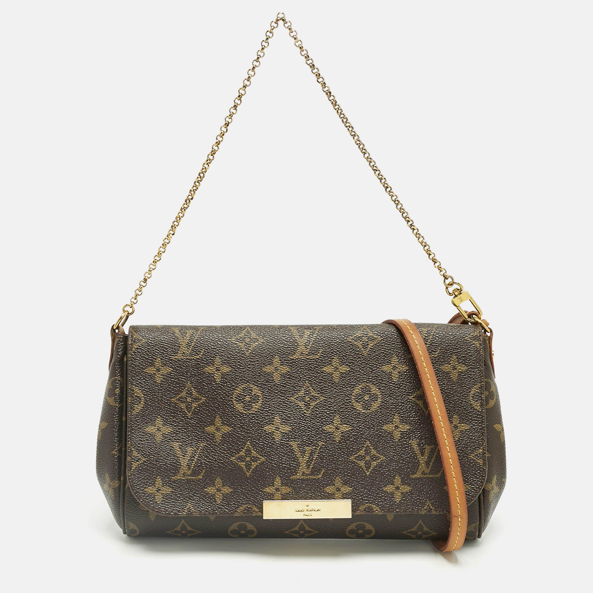 

Louis Vuitton Monogram Canvas Favorite MM Bag, Brown