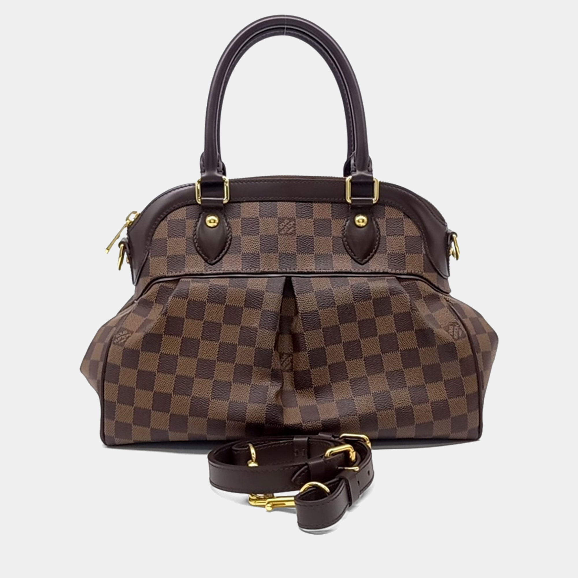 

Louis Vuitton Brown PVC Damier Trevi PM