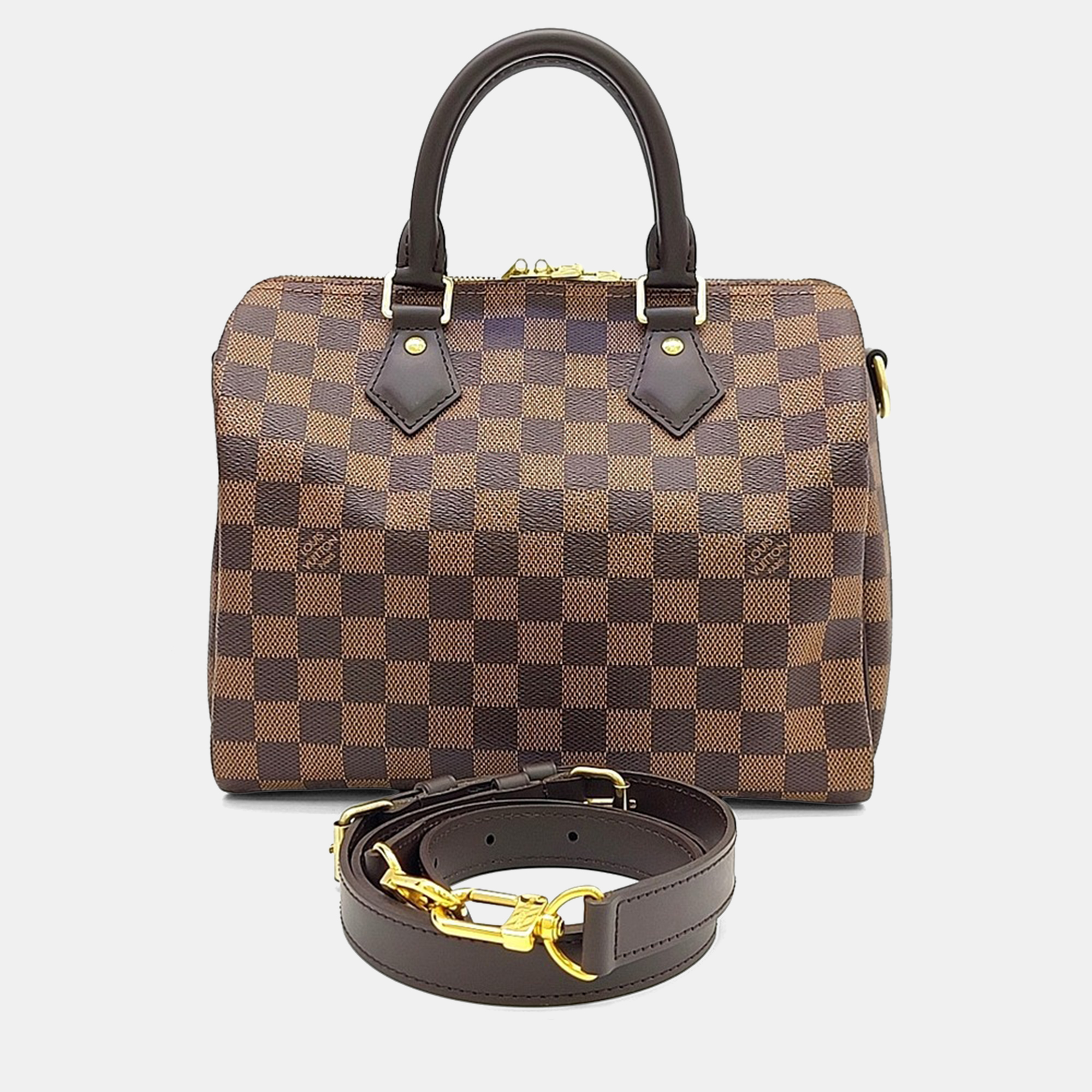 

Louis Vuitton Speedy Bandouliere 25 Damier Canvas Top Handle Bag, Brown