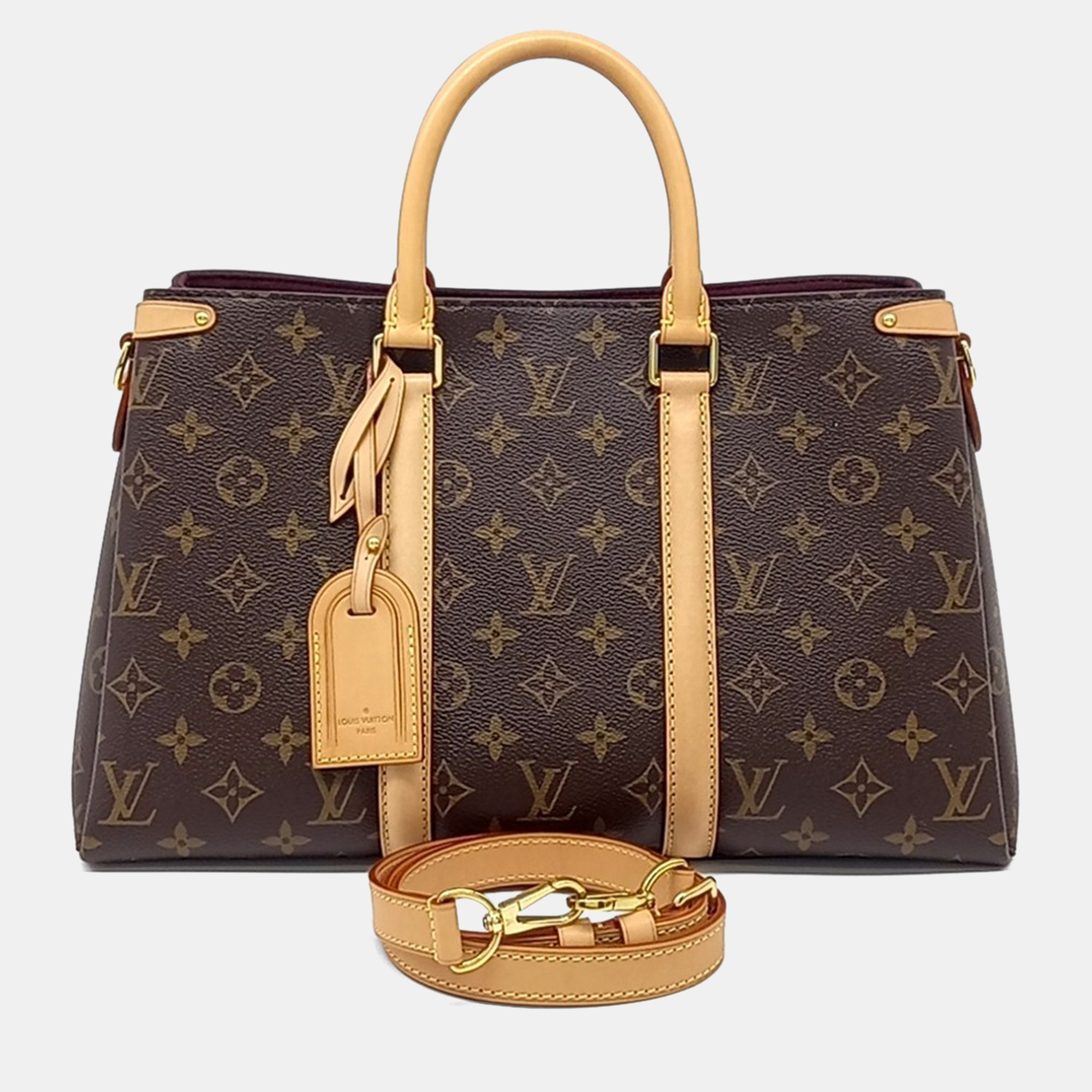 

Louis Vuitton Soufflot MM Monogram Canvas Shoulder Bag, Brown