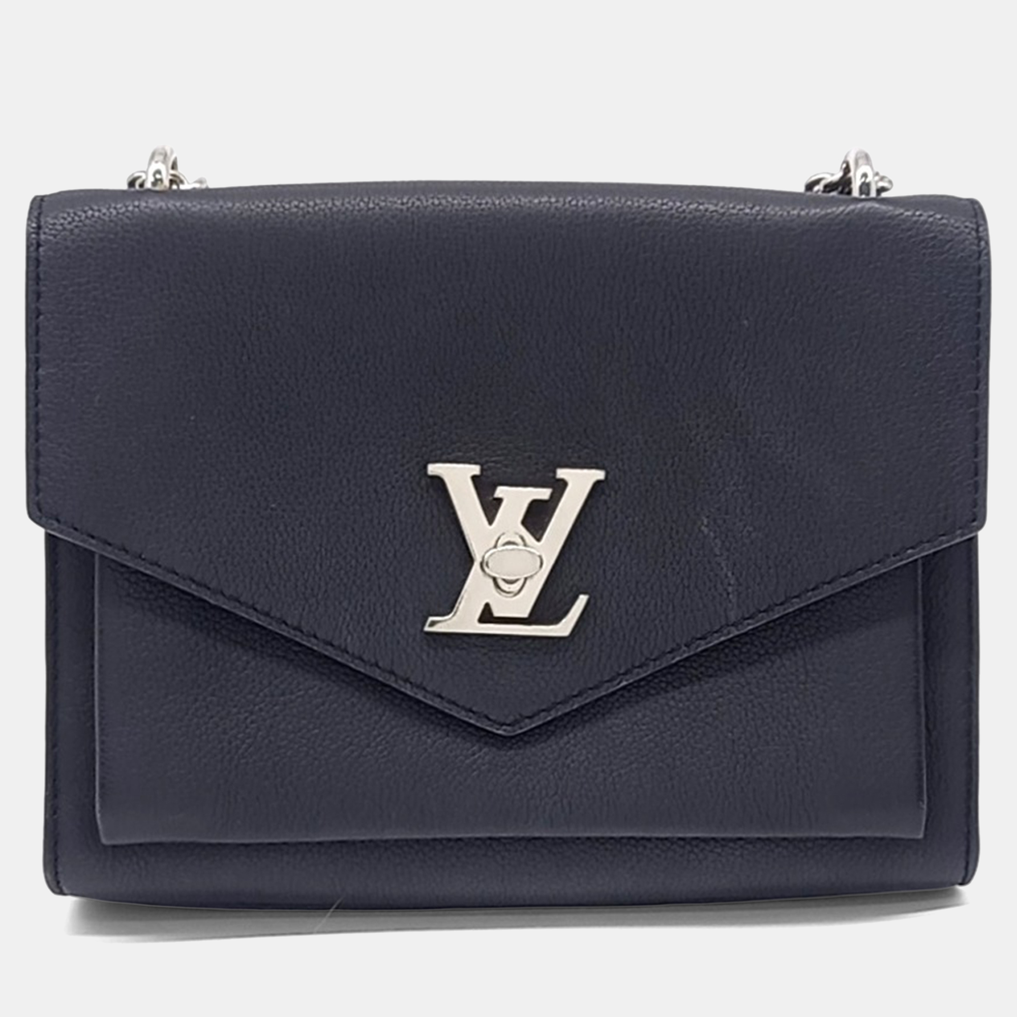 

Louis Vuitton My Lock Me BB Calfskin Leather Shoulder Bag, Black