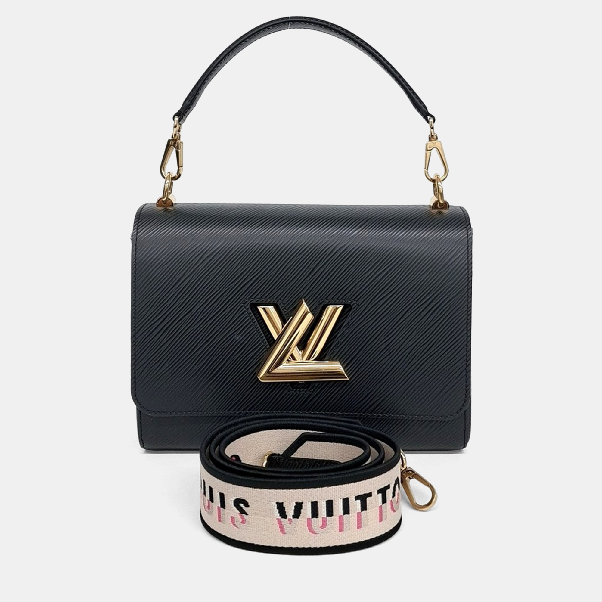 

Louis Vuitton Twist MM Epi Leather Shoulder Bag, Black