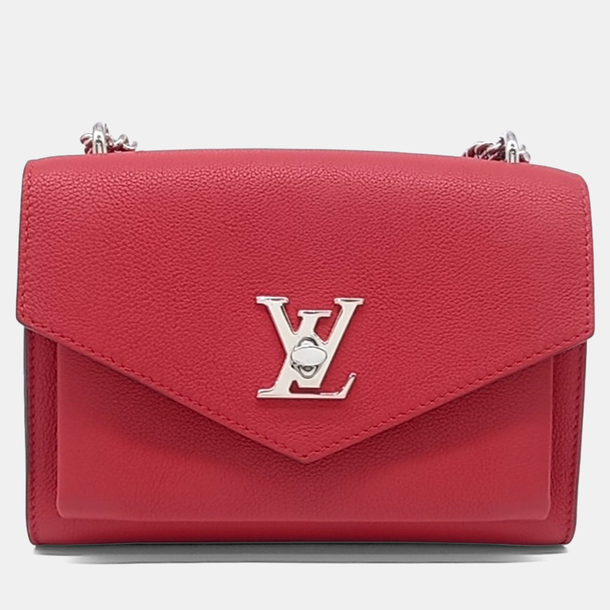 

Louis Vuitton My Lockme BB Calfskin Leather Crossbody Bag, Red