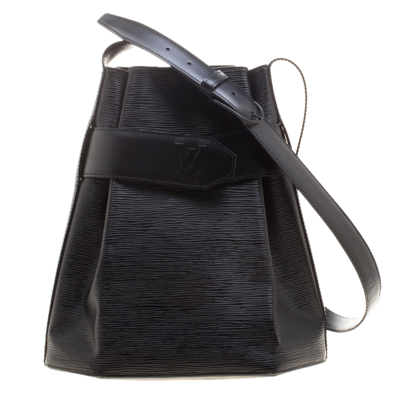 Louis Vuitton Black Epi Leather Sac D'epaule PM Bag Louis Vuitton | TLC