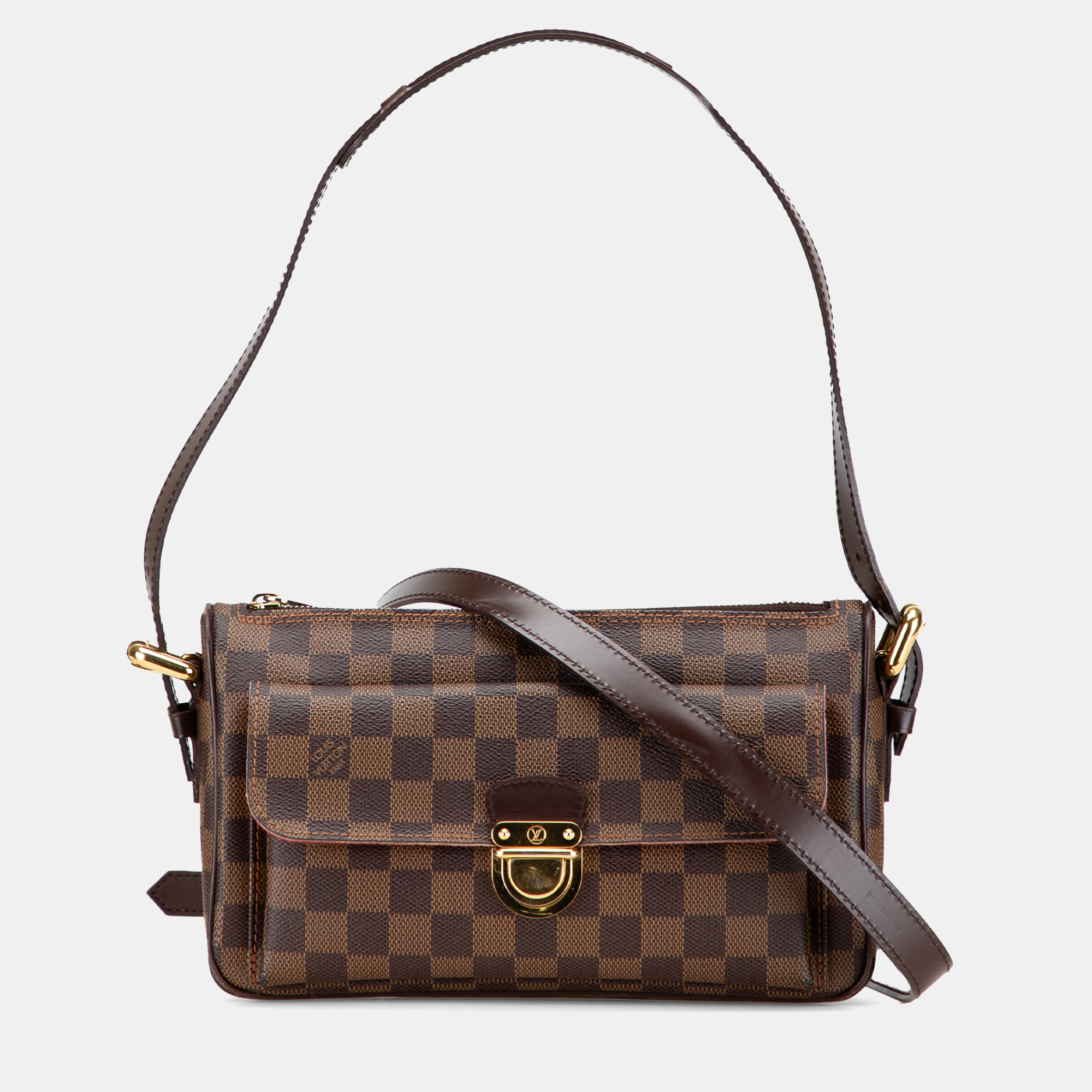 

Louis Vuitton Brown Damier Ebene Ravello GM