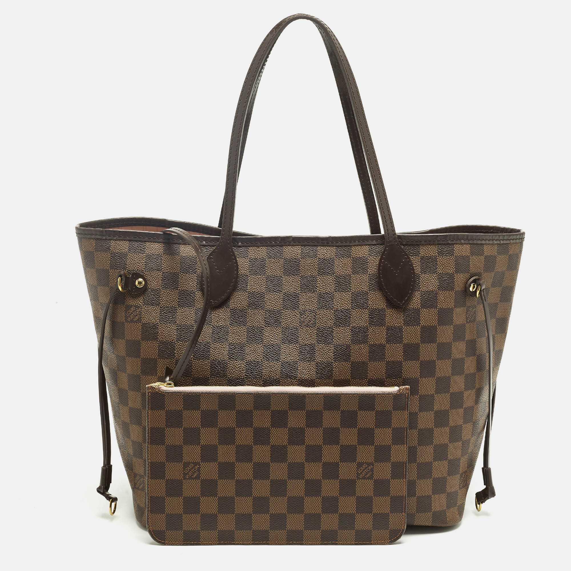 

Louis Vuitton Damier Ebene Canvas Neverfull MM Bag, Brown