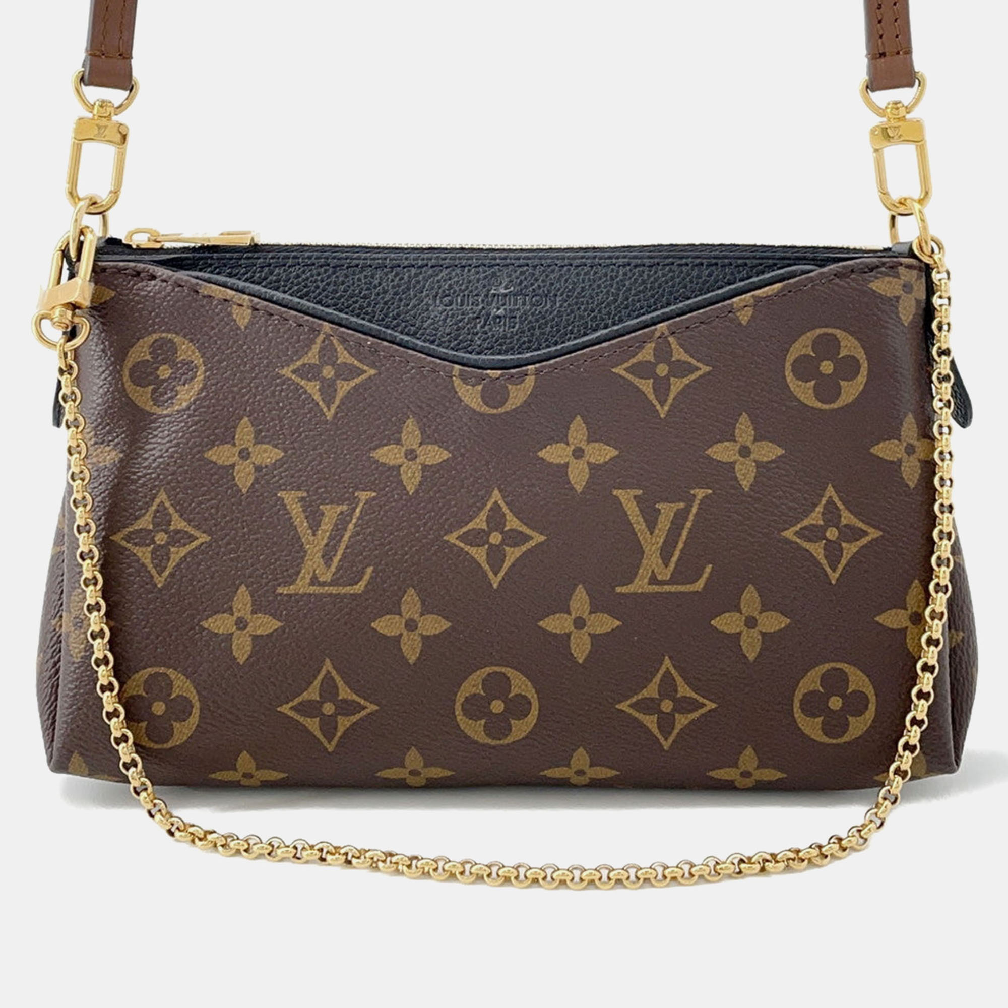

Louis Vuitton Pallas Clutch Noir Monogram, Black