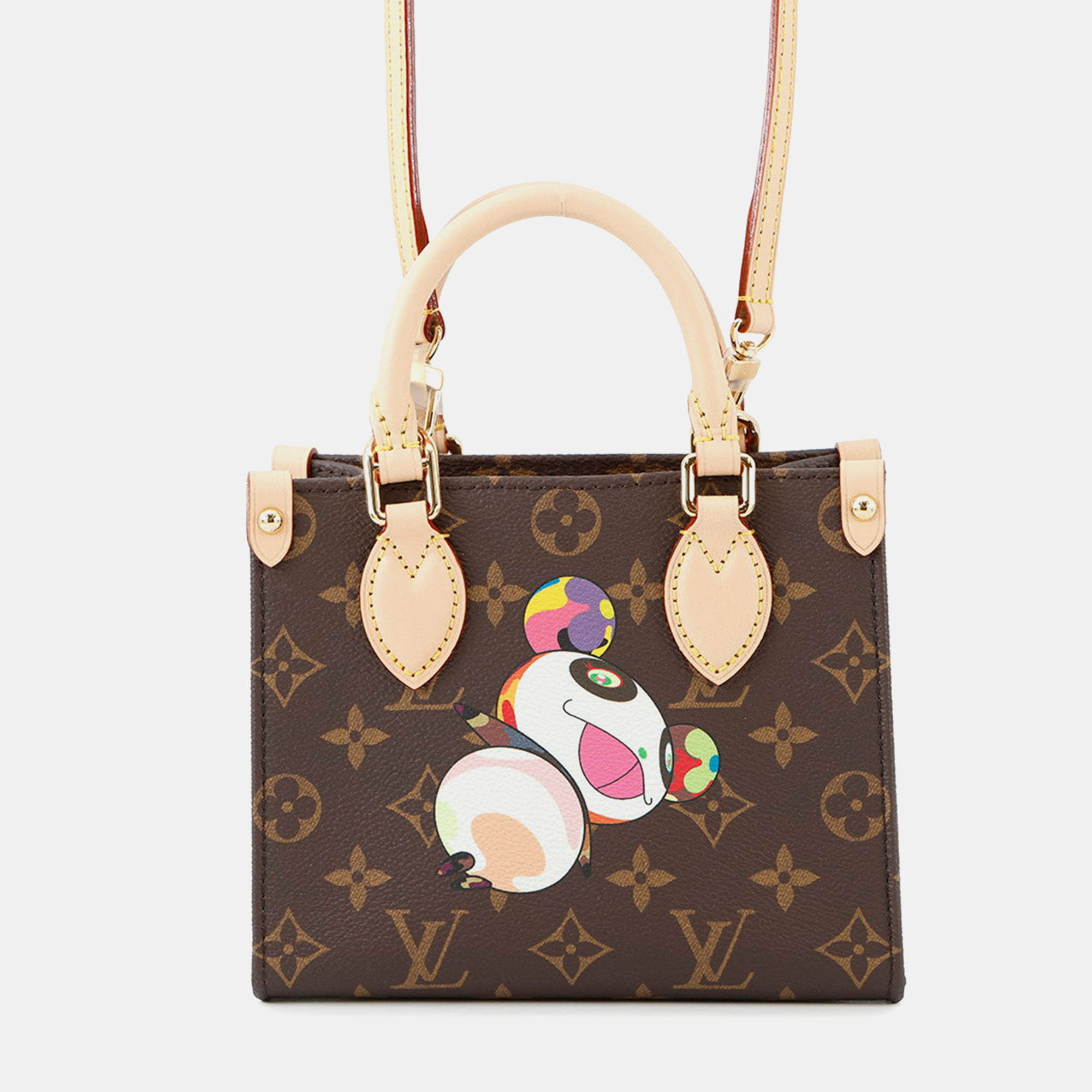 

Louis Vuitton Tm Onthego Pink Monogram Panda Takashi Murakami Size Bb, Brown